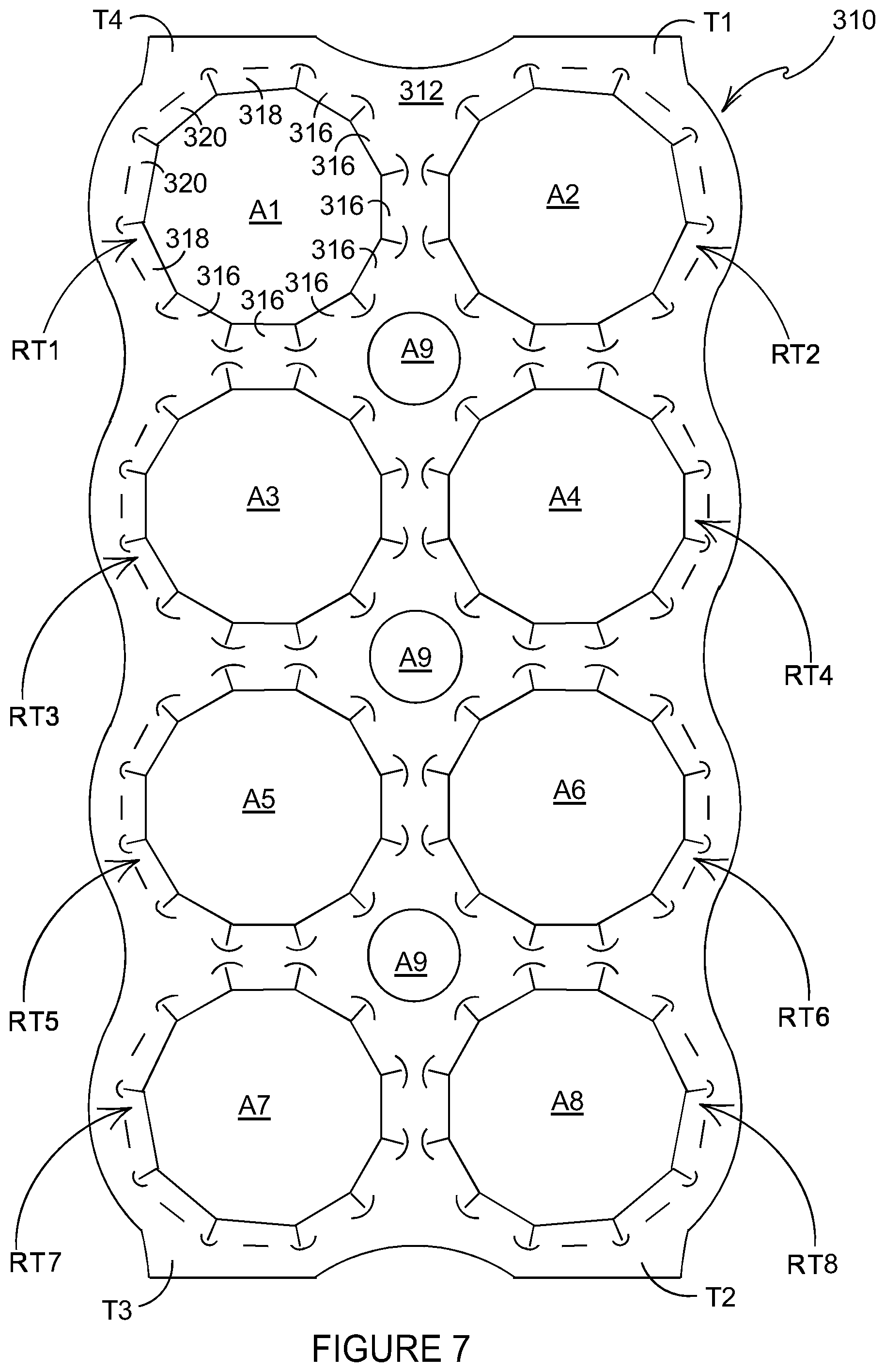 Patent US12365526 Figure 7 – Carton and blank therefor