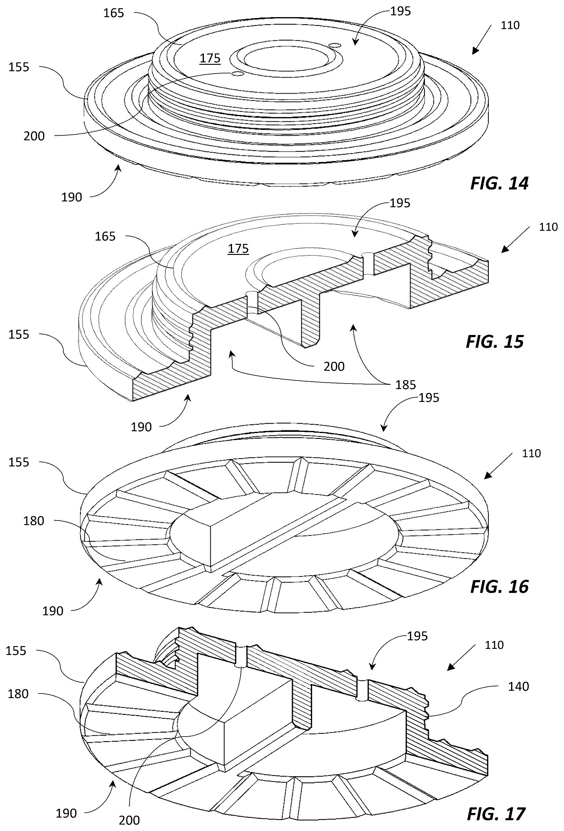 Patent US12365527 Figure 5 – Valving system and vacuum containers