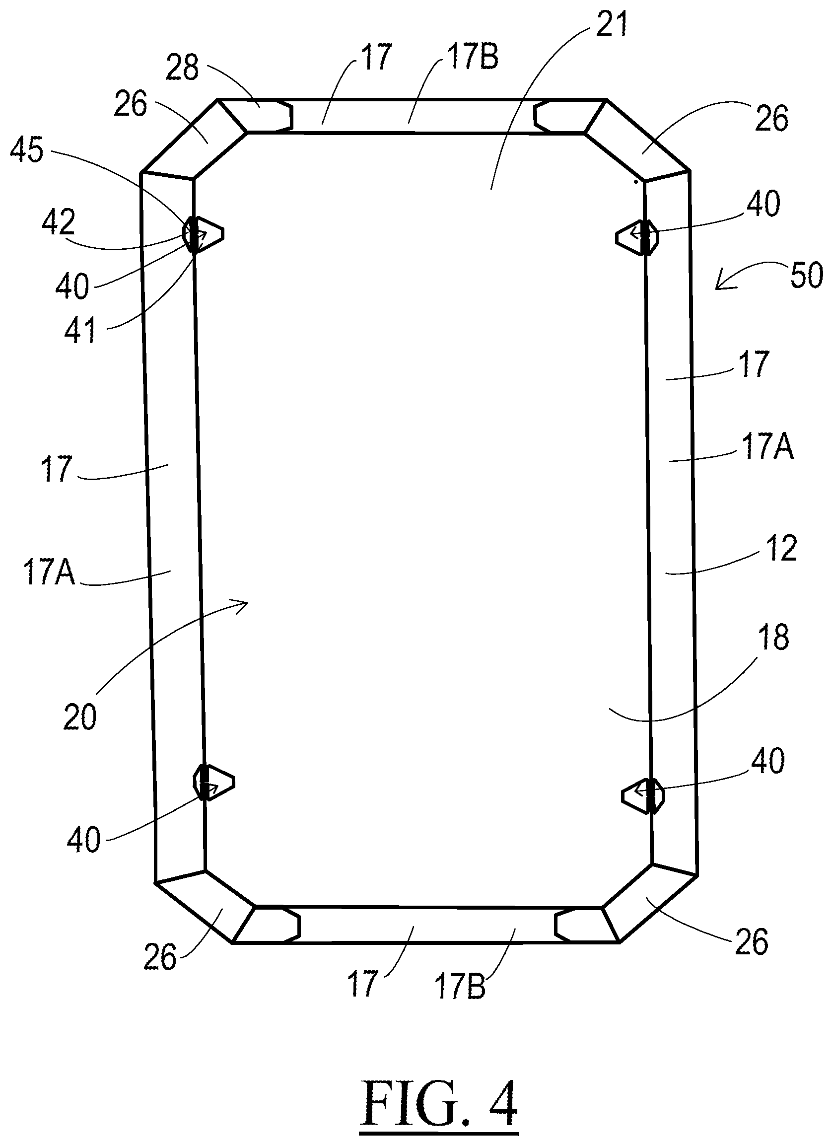 Patent US12365531 Figure 5 – Banded container for fruits and produce