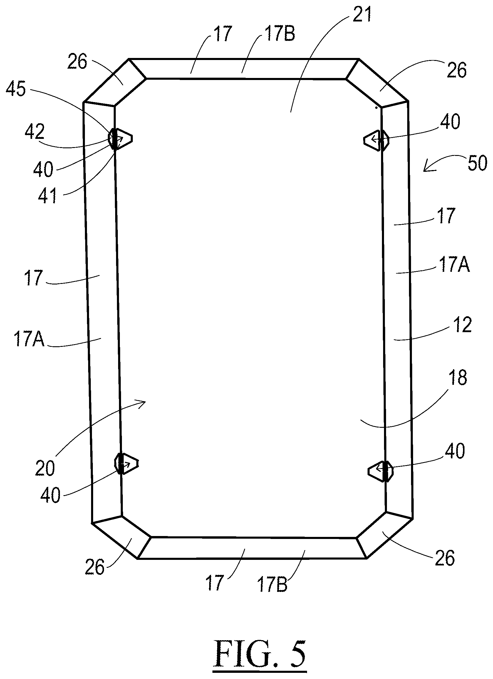 Patent US12365531 Figure 6 – Banded container for fruits and produce