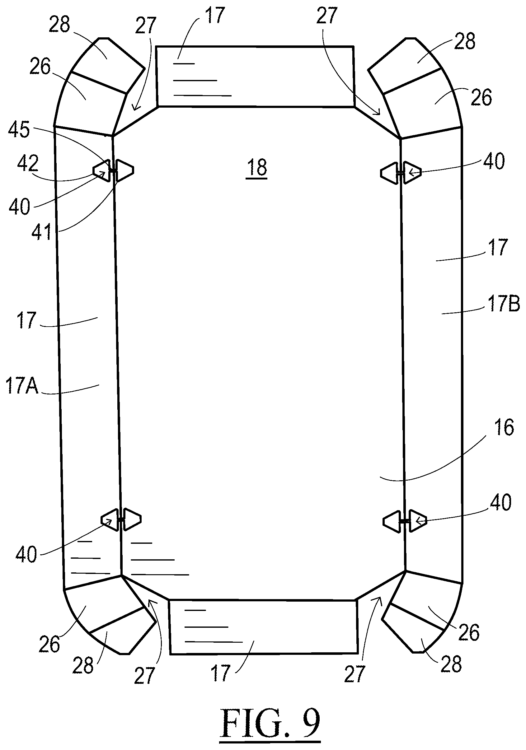 Patent US12365531 Figure 10 – Banded container for fruits and produce