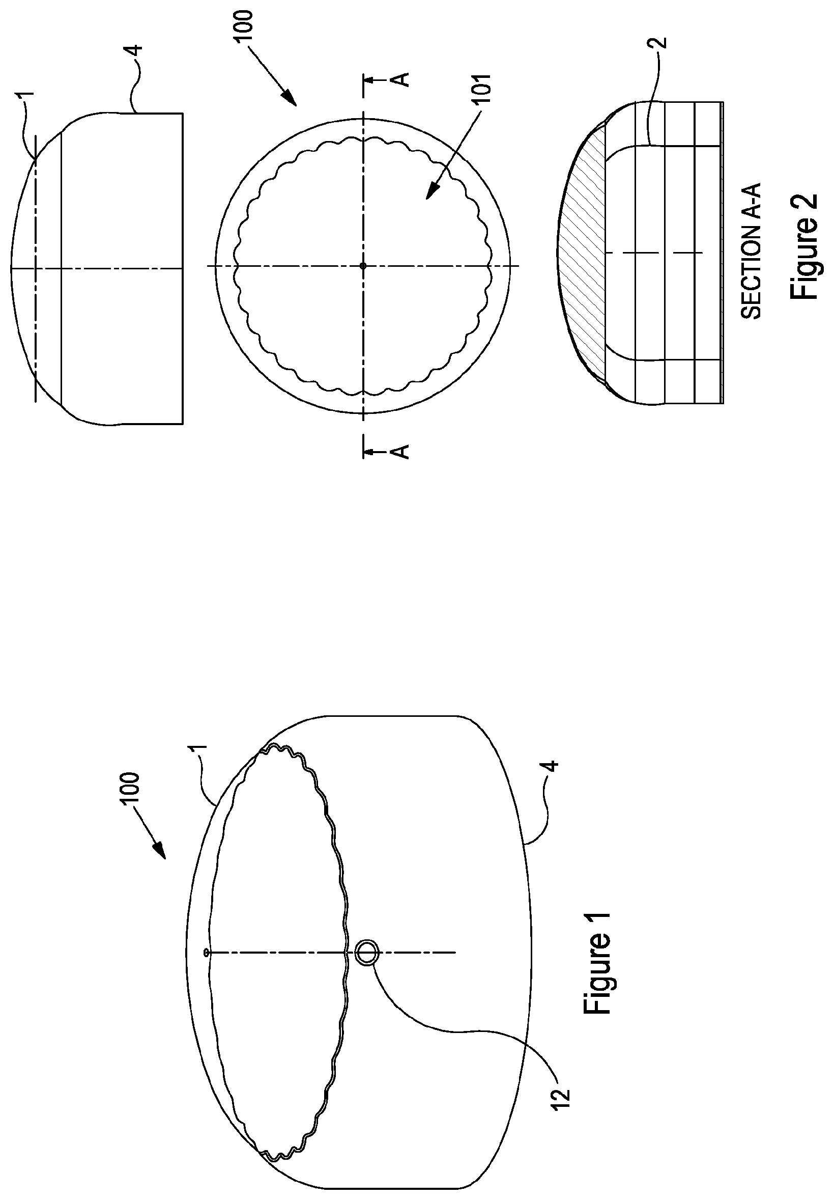 Patent US12365532 Figure 1 – Inflatable storage container
