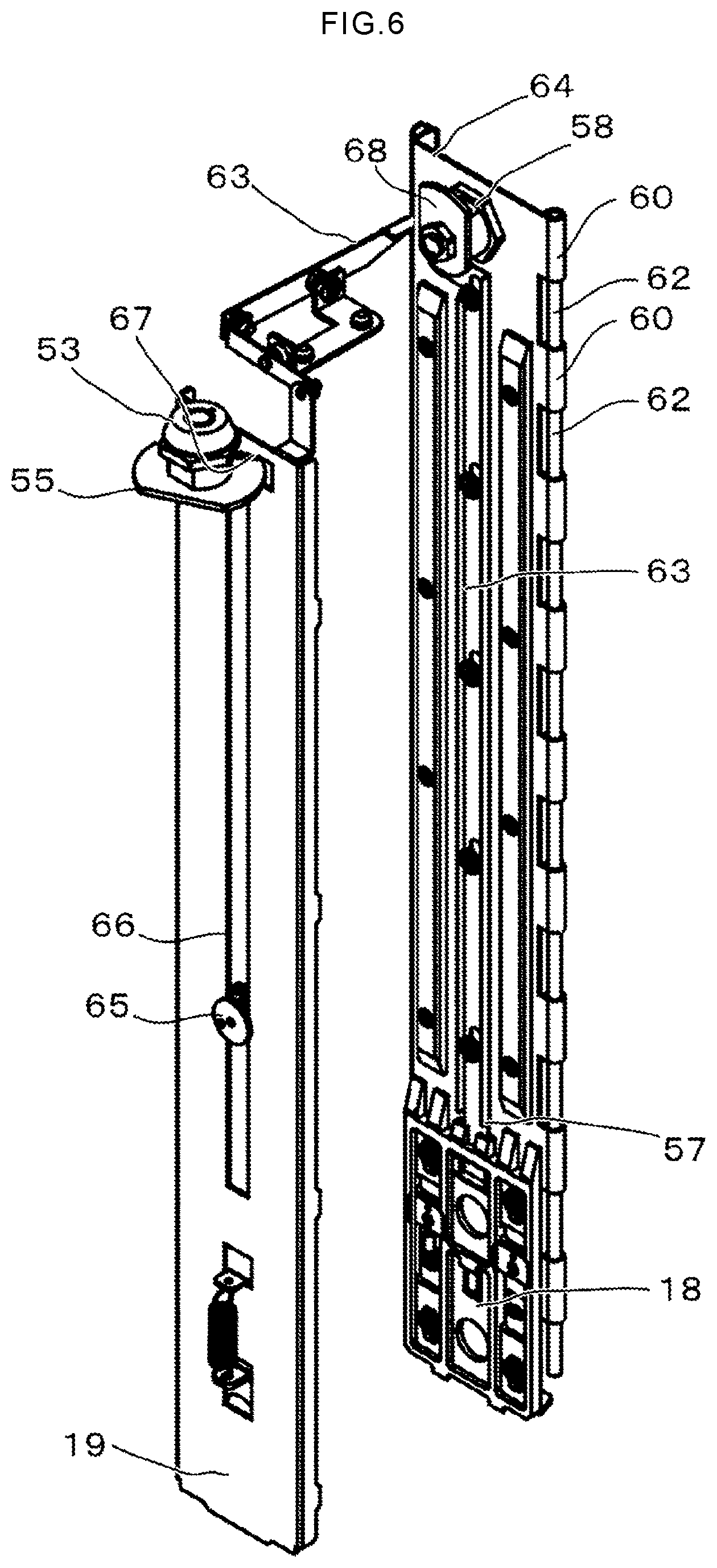 Patent US12365537 Figure 6 – Card handling apparatus