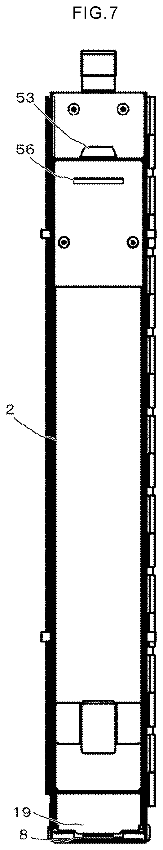 Patent US12365537 Figure 7 – Card handling apparatus