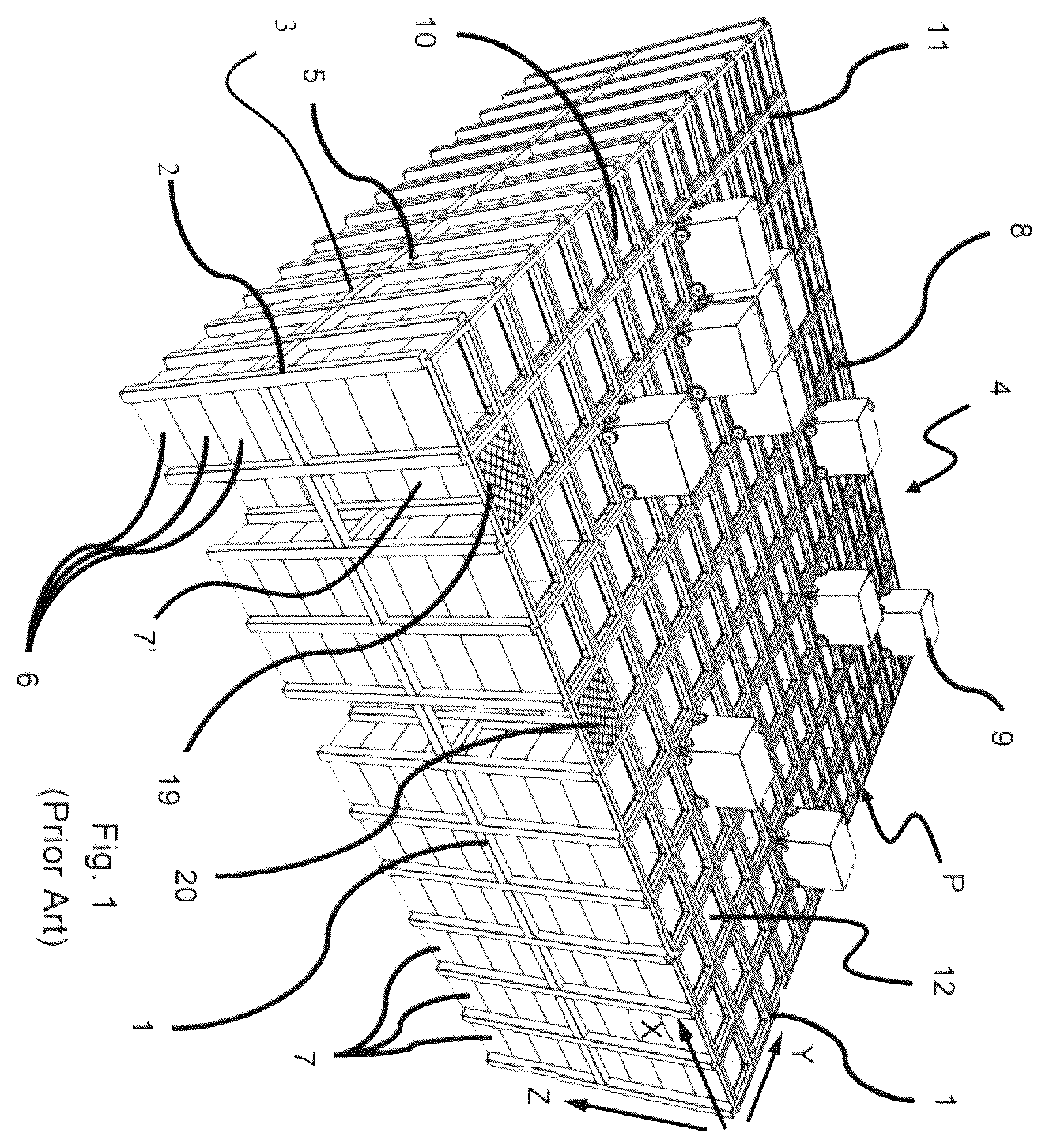 Patent US12365538 Figure 1 – Automated storage and retrieval system comprising a relay module and a method of operating such a system