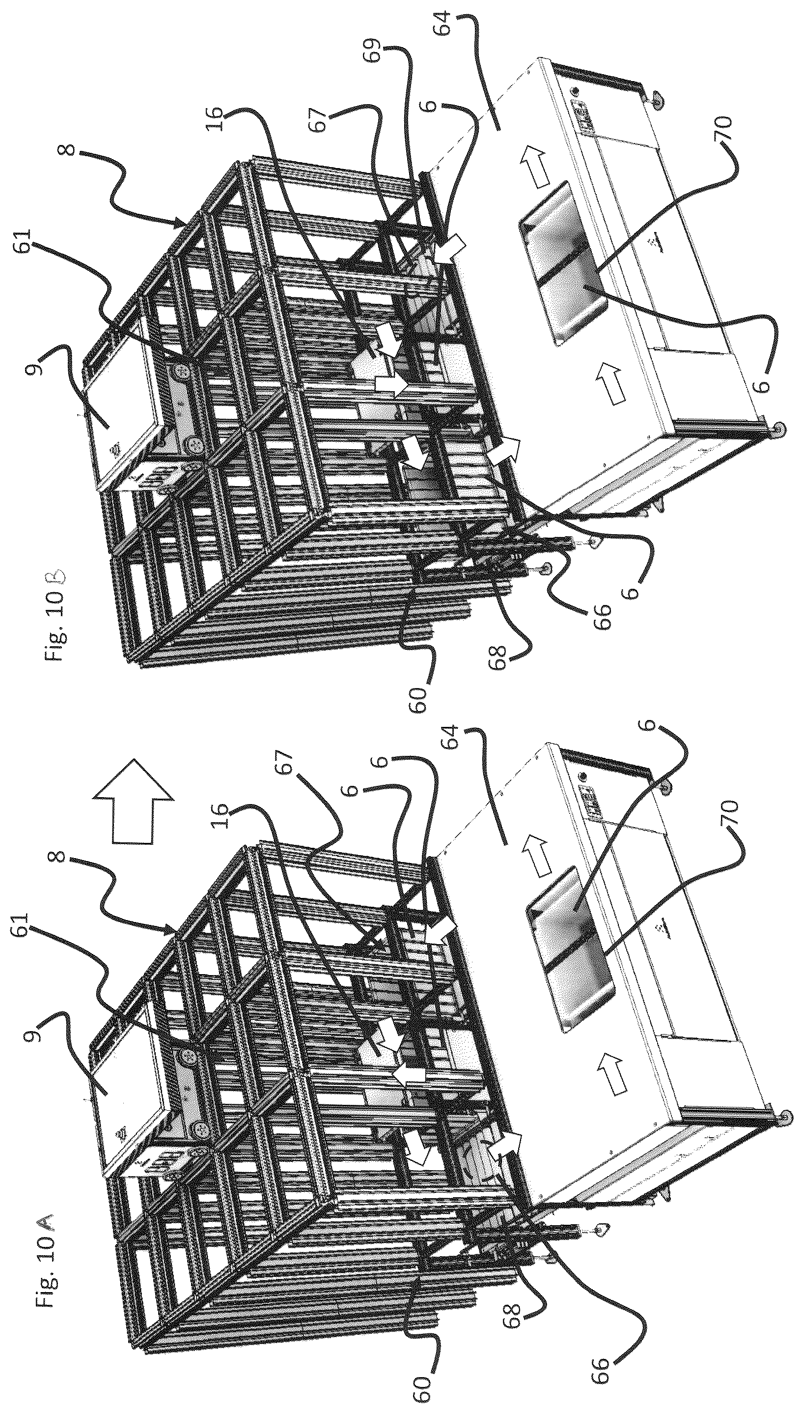 Patent US12365538 Figure 9 – Automated storage and retrieval system comprising a relay module and a method of operating such a system