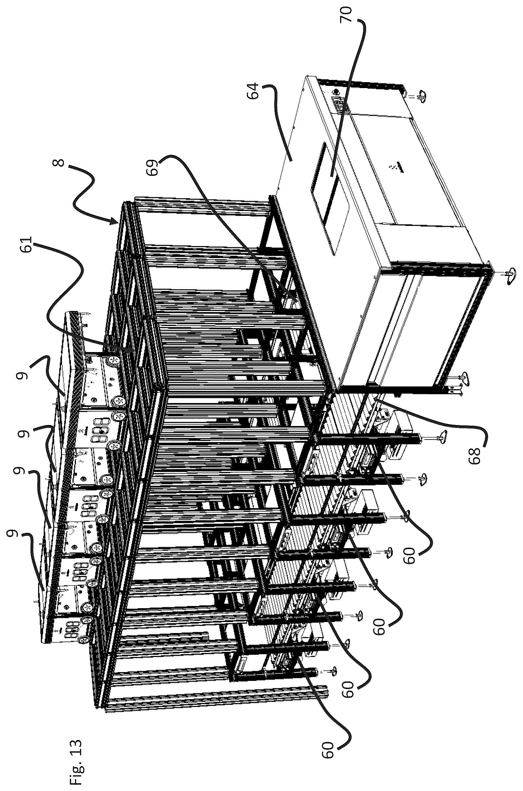 Patent US12365538 Figure 12 – Automated storage and retrieval system comprising a relay module and a method of operating such a system