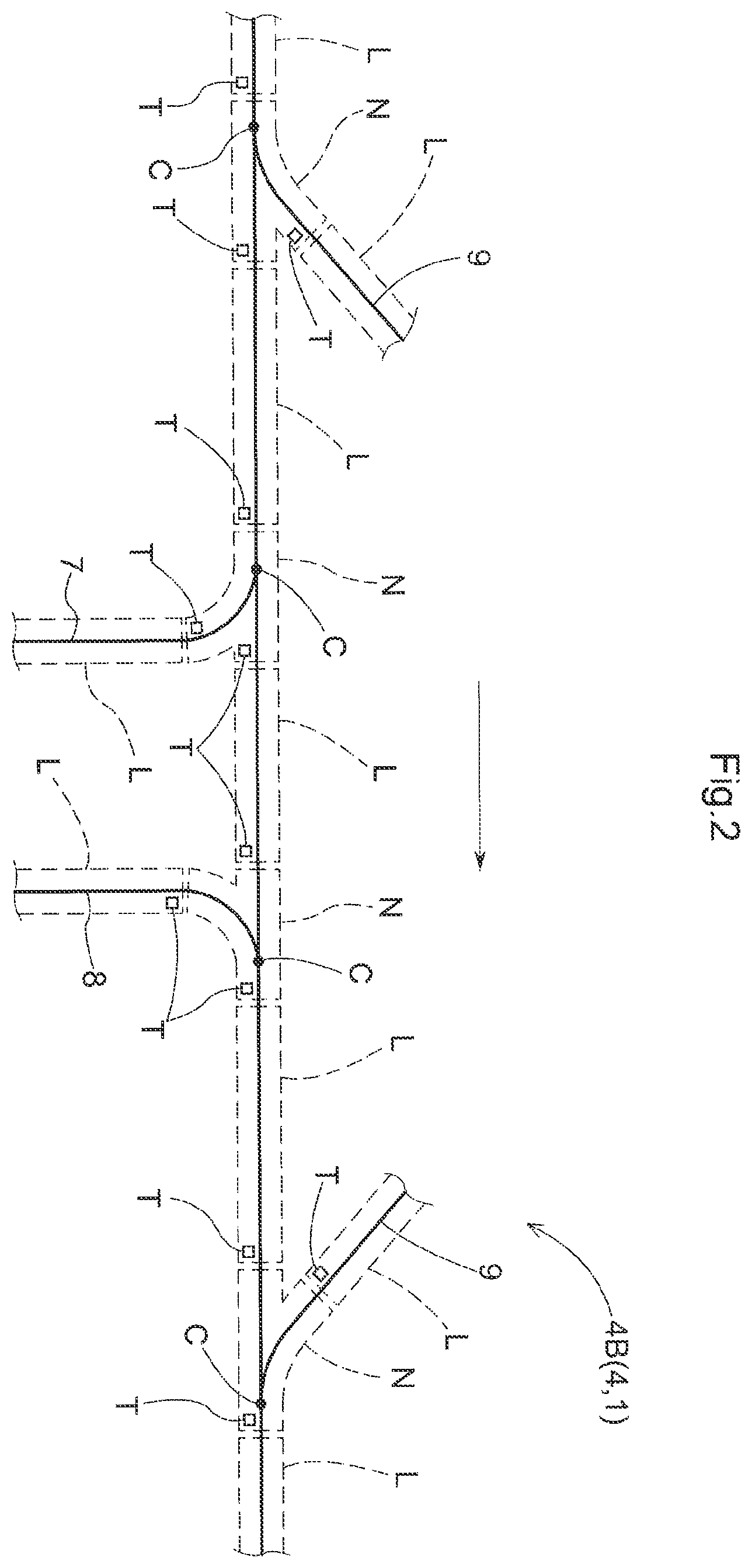 Patent US12365541 Figure 2 – Article transport facility, route setting method, and route setting program