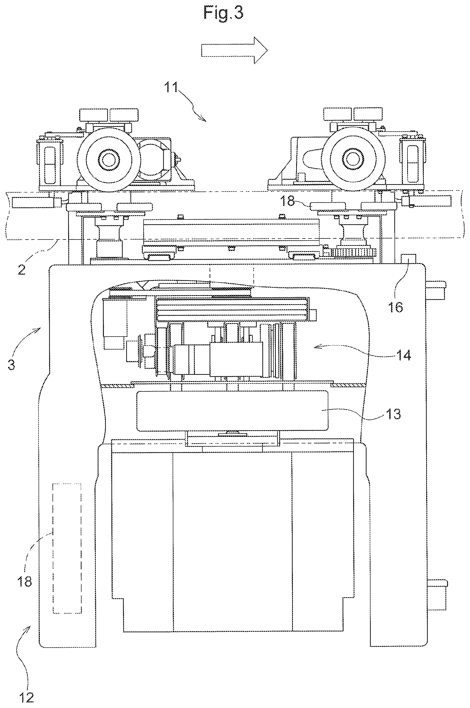 Patent US12365541 Figure 3 – Article transport facility, route setting method, and route setting program