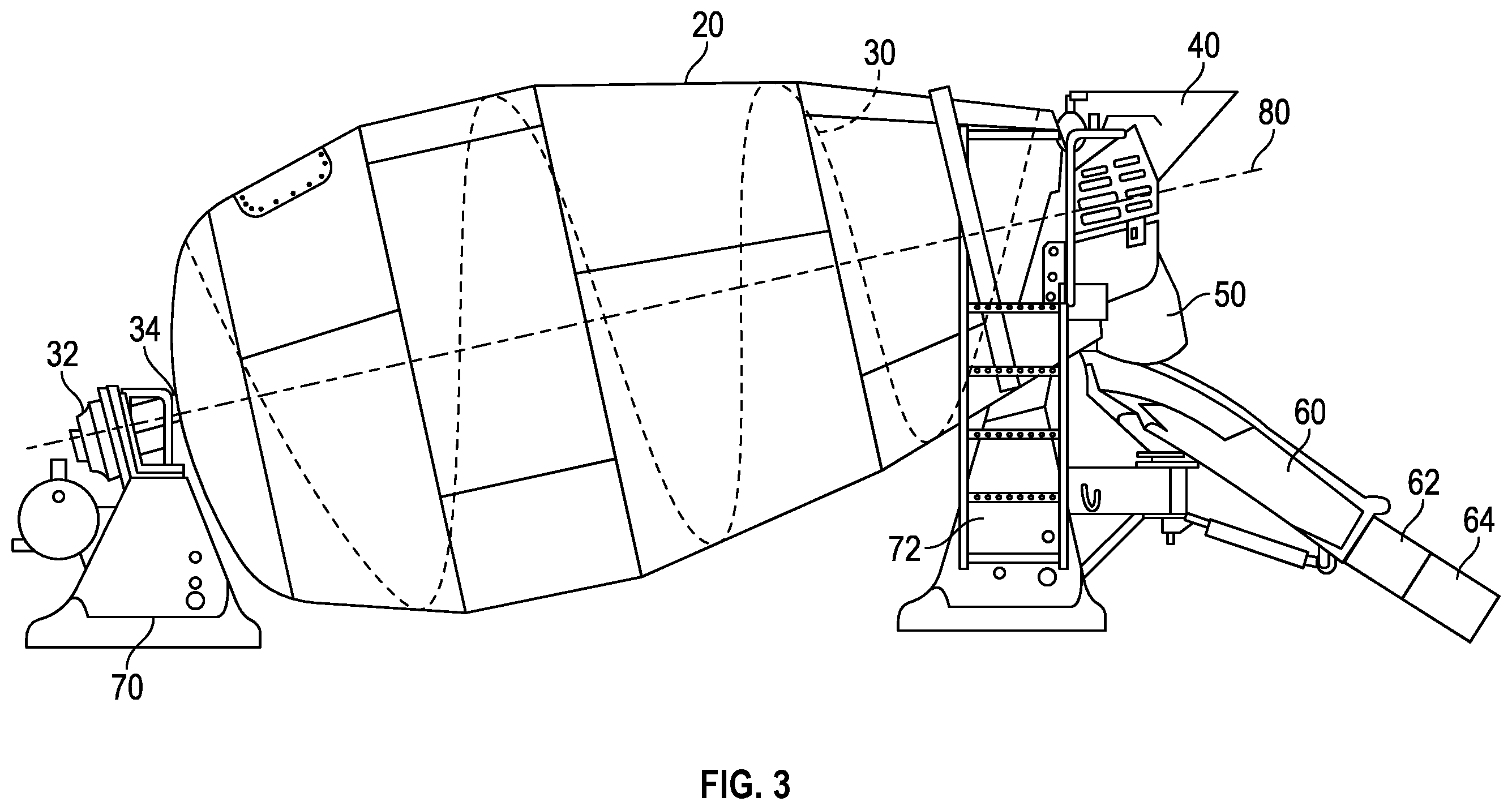 Patent US12365544 Figure 3 – Composite concrete chute