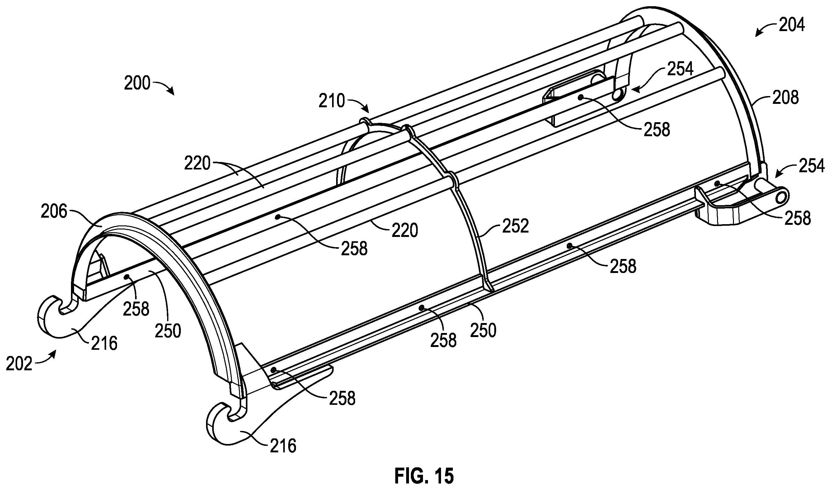 Patent US12365544 Figure 15 – Composite concrete chute