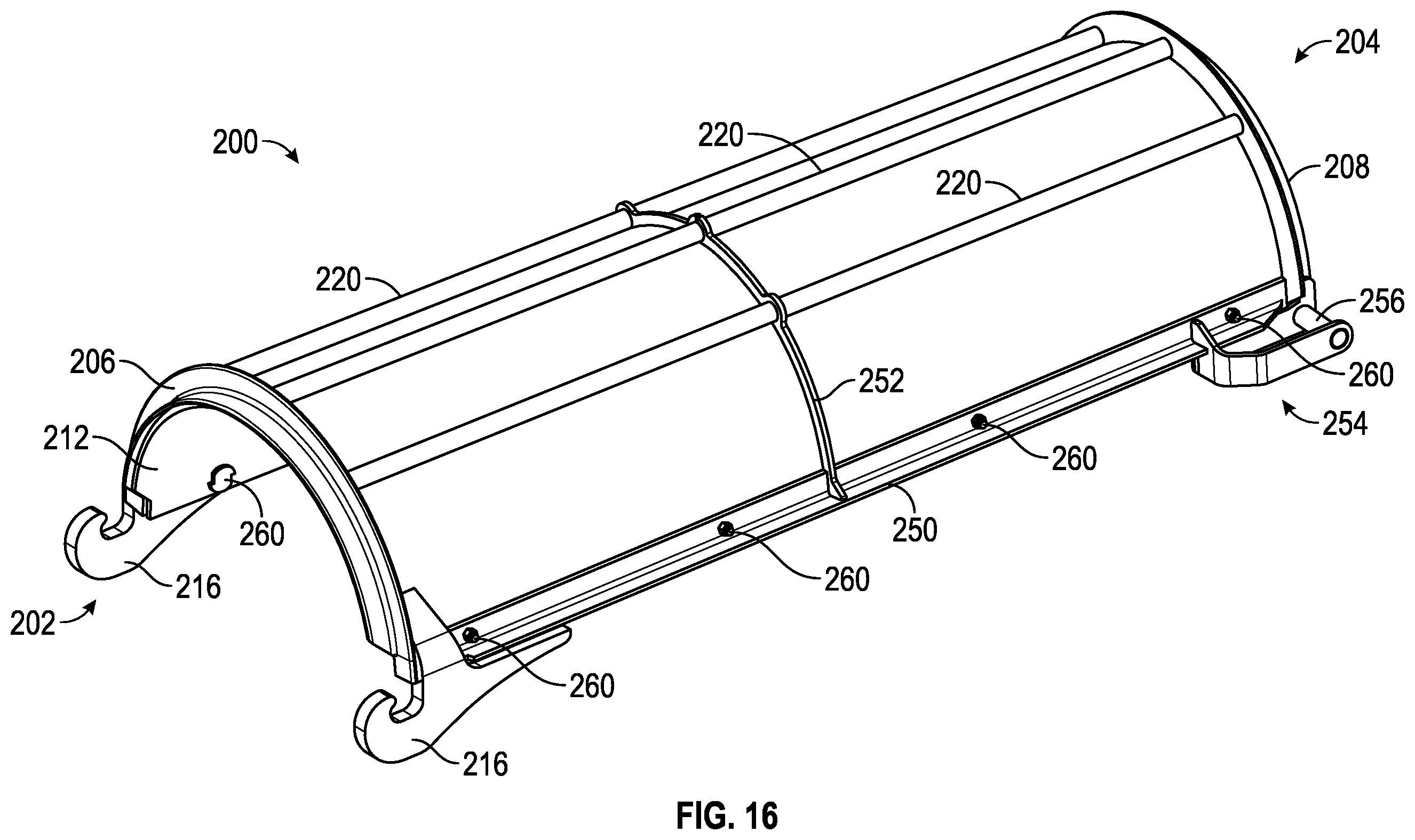 Patent US12365544 Figure 16 – Composite concrete chute