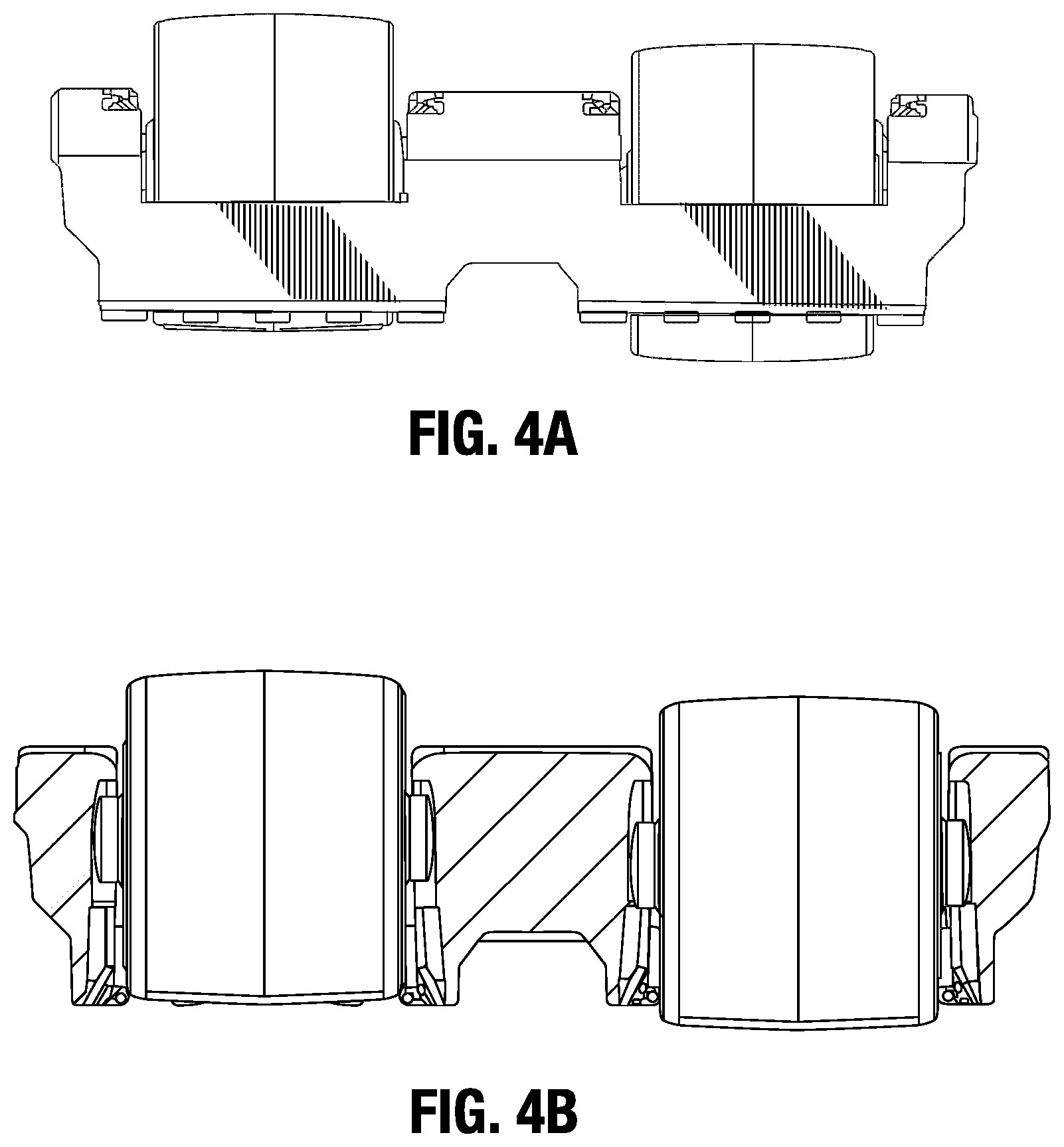 Patent US12365545 Figure 3 – Roller shoe and slat sorter conveyor