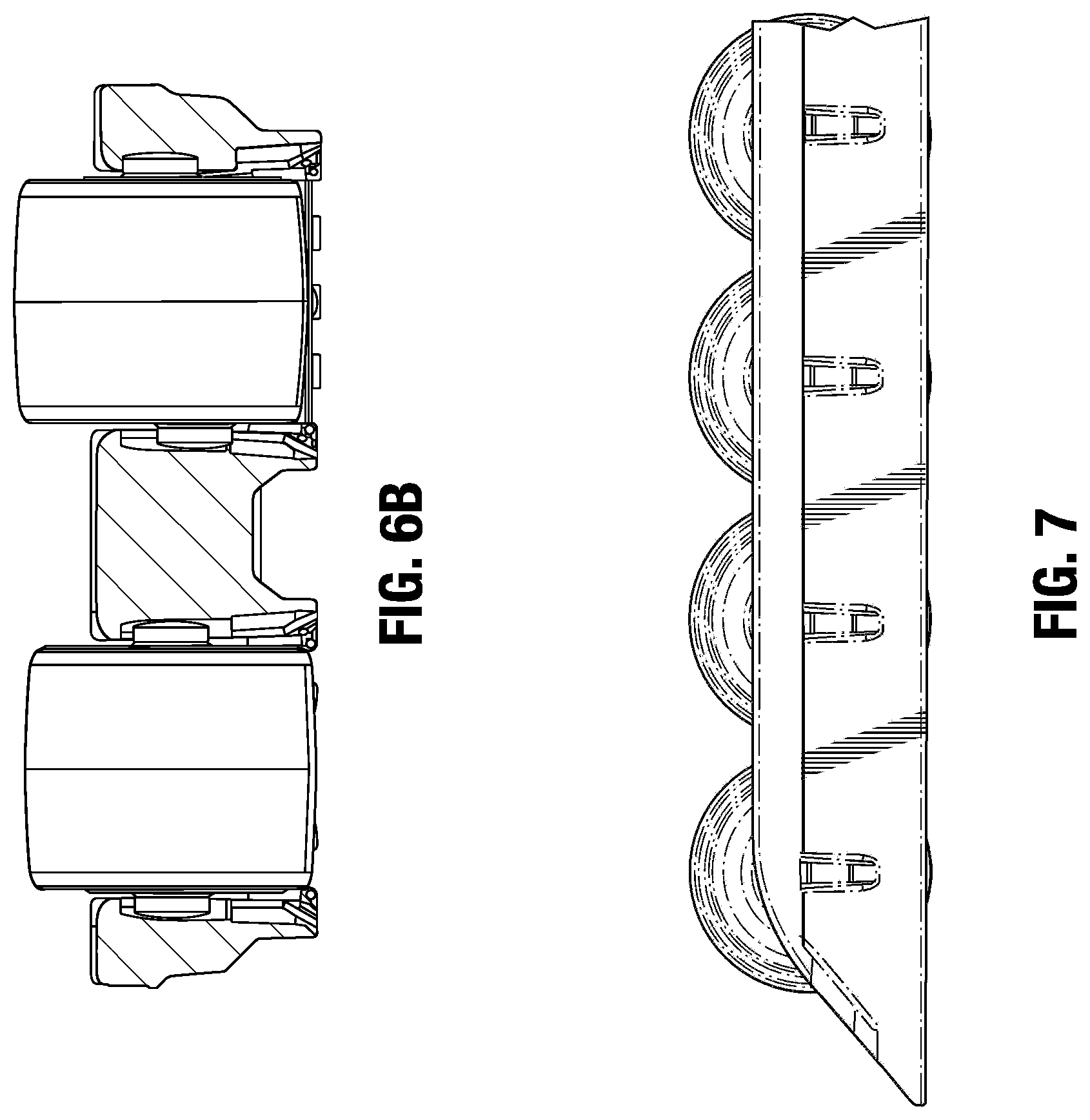 Patent US12365545 Figure 5 – Roller shoe and slat sorter conveyor