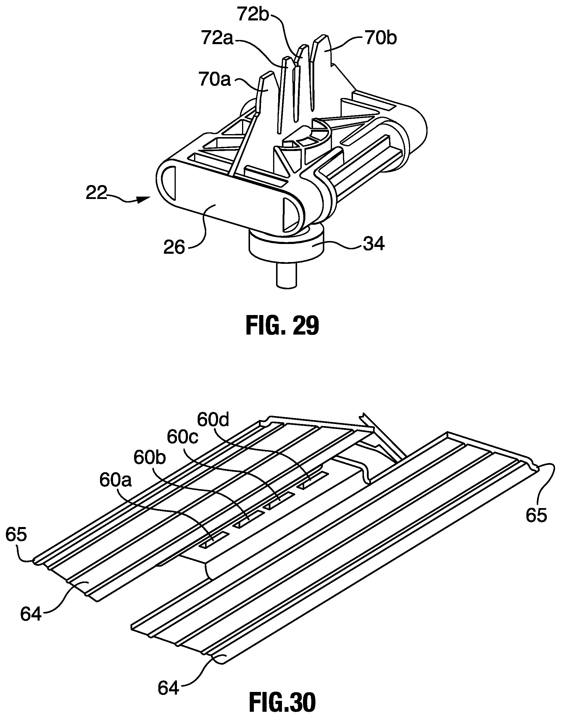 Patent US12365545 Figure 16 – Roller shoe and slat sorter conveyor