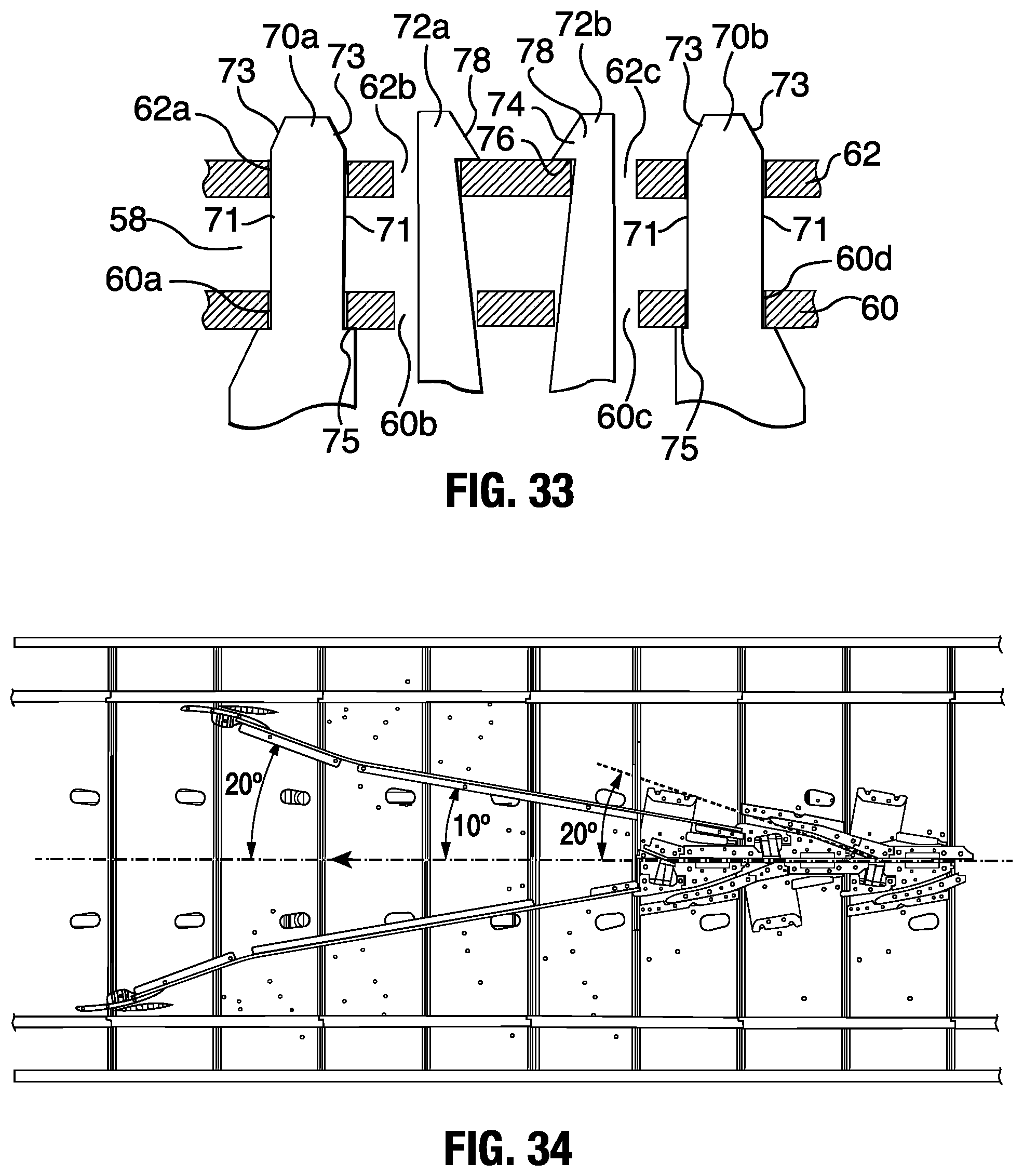 Patent US12365545 Figure 18 – Roller shoe and slat sorter conveyor