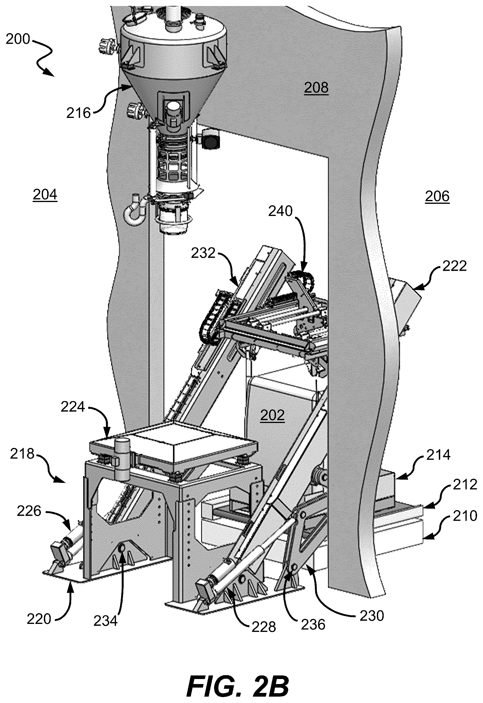 Patent US12365546 Figure 4 – Bulk container filler station and related methods