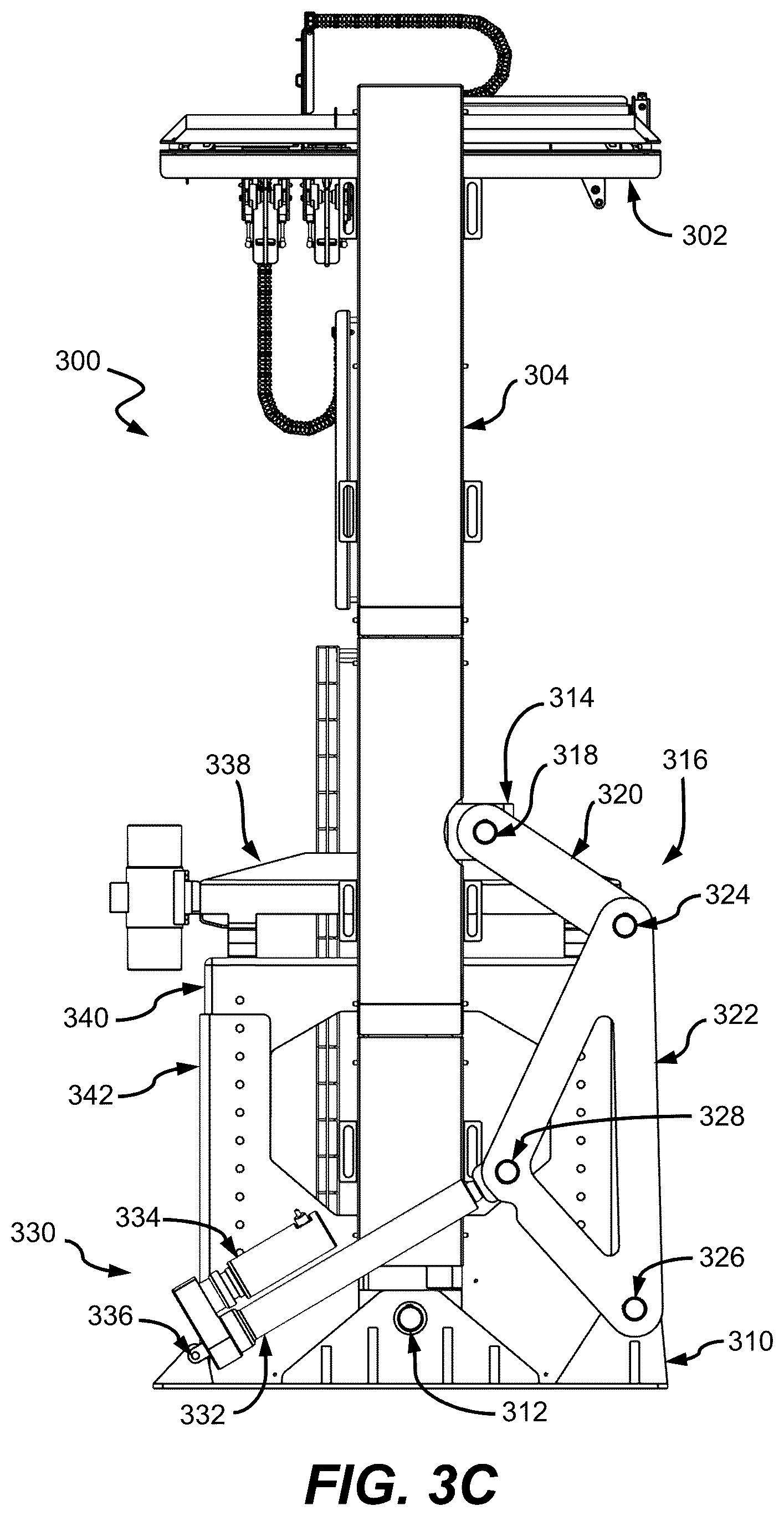 Patent US12365546 Figure 7 – Bulk container filler station and related methods