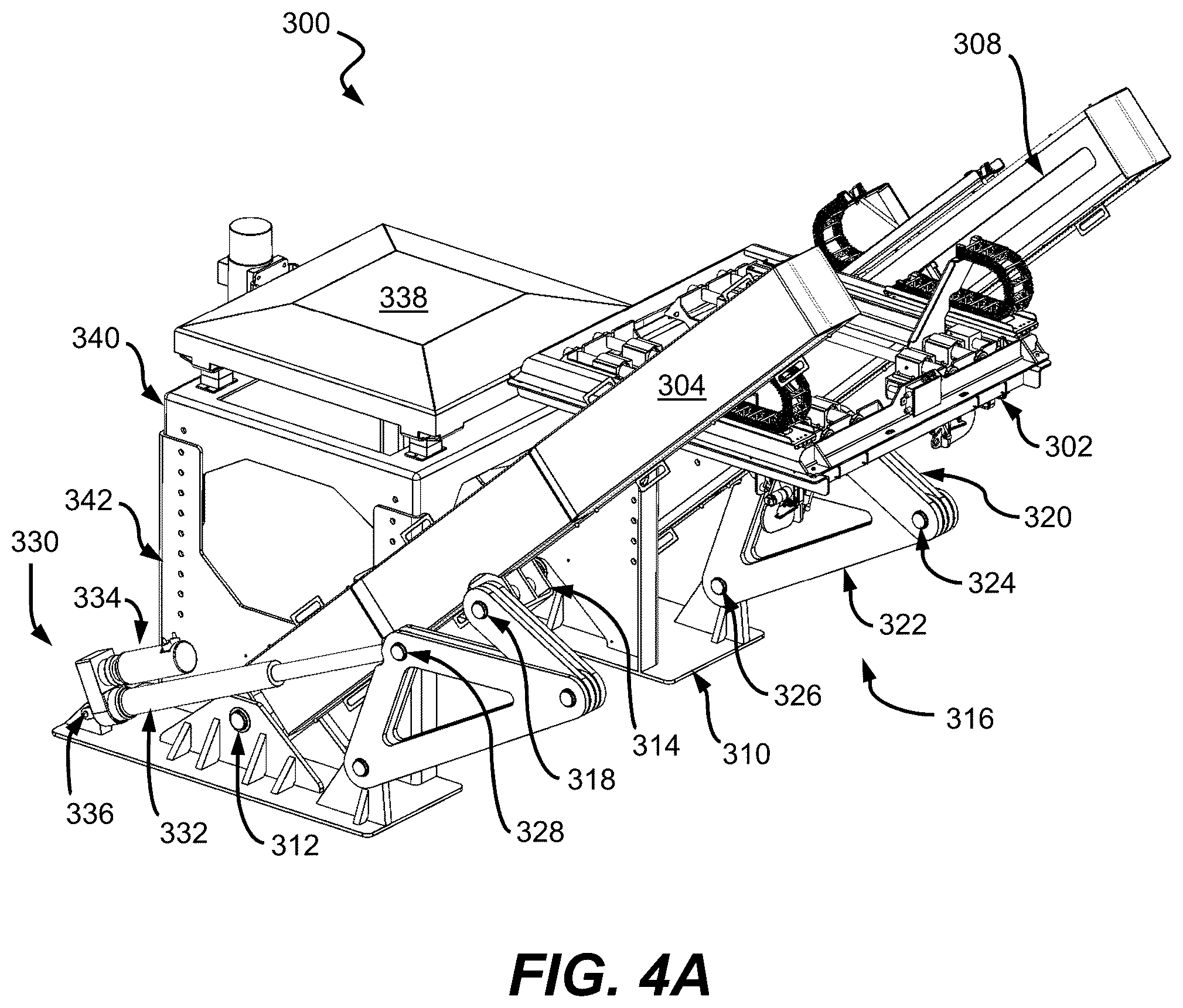 Patent US12365546 Figure 8 – Bulk container filler station and related methods