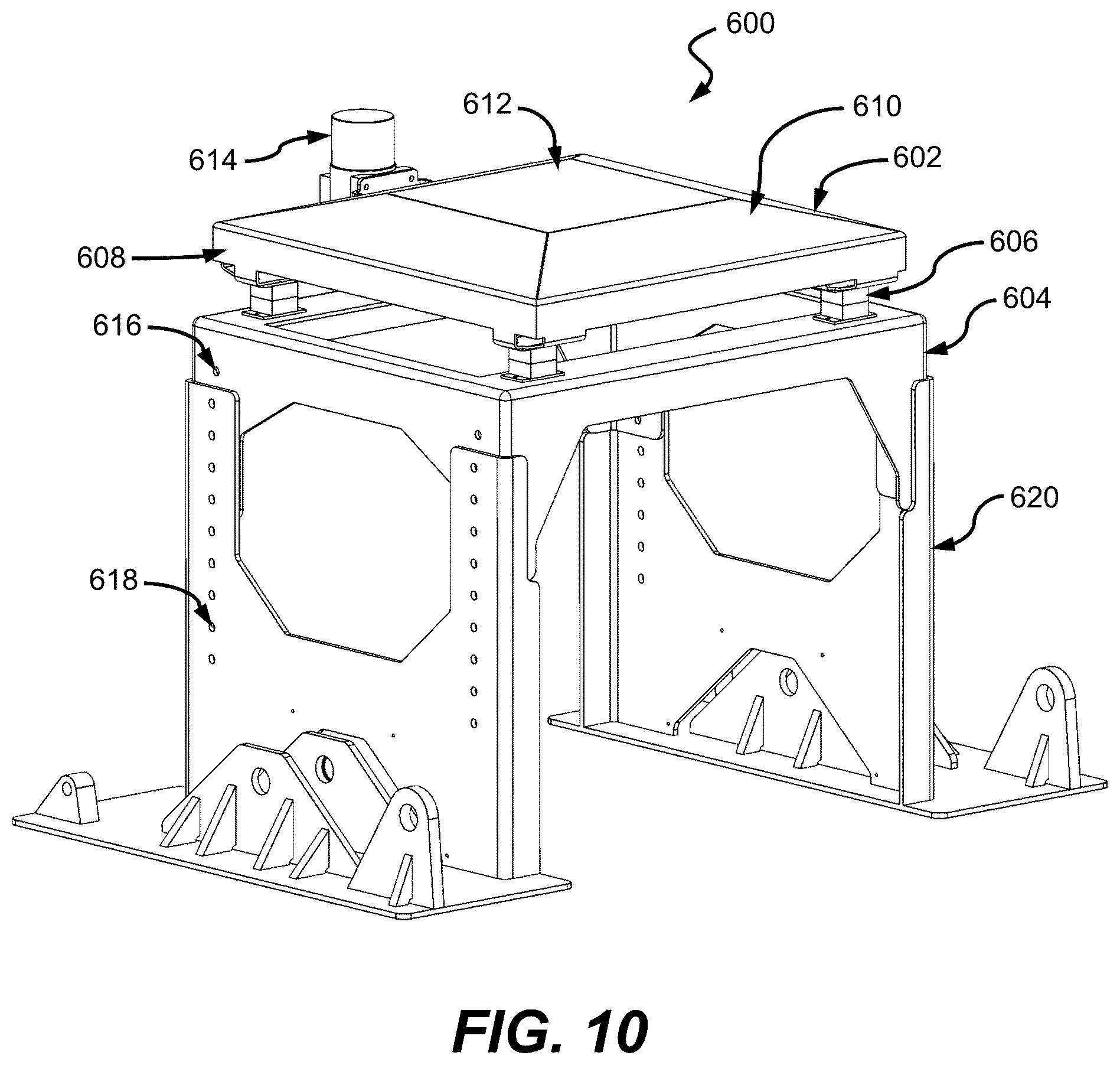 Patent US12365546 Figure 16 – Bulk container filler station and related methods
