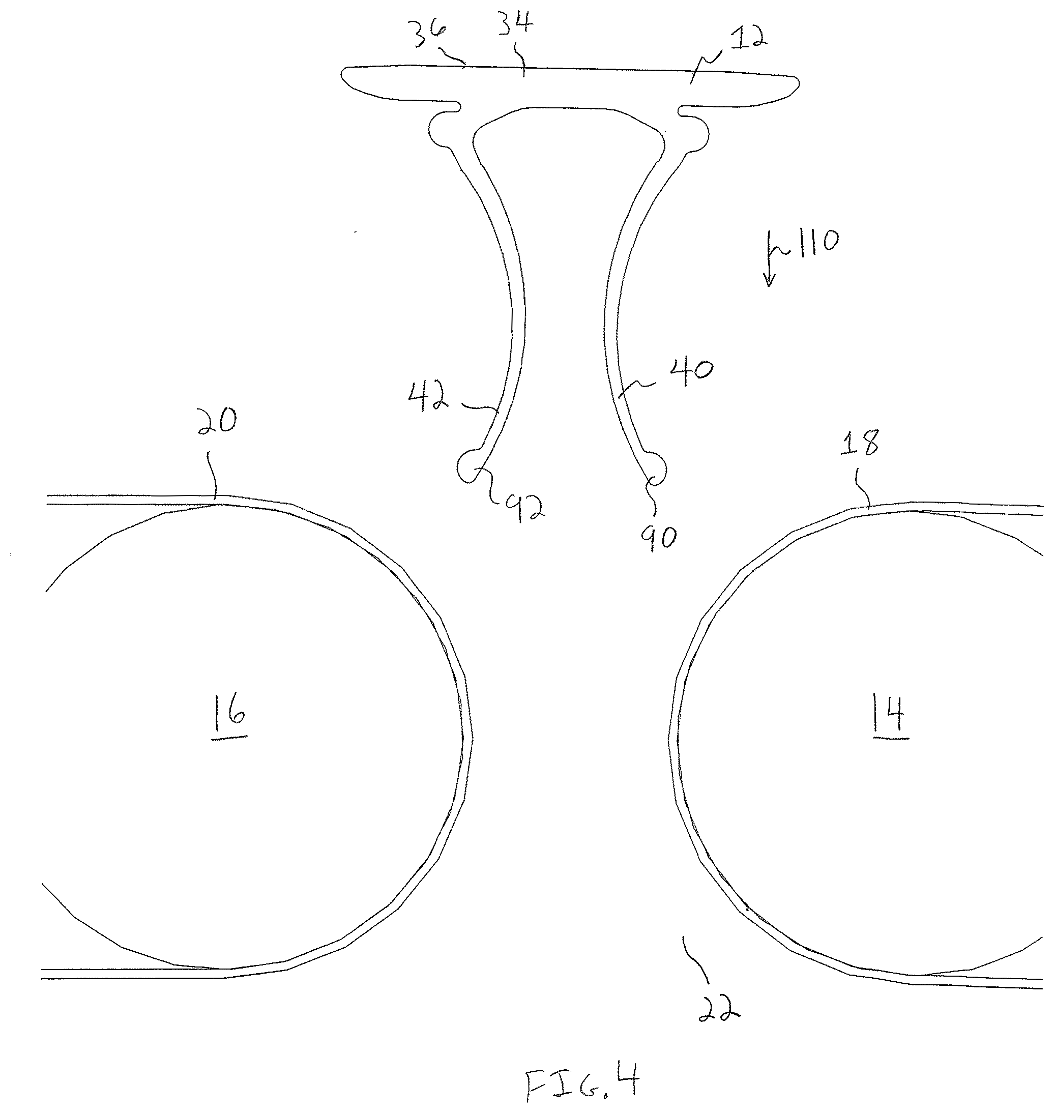 Patent US12365550 Figure 4 – Conveyor transfer guards