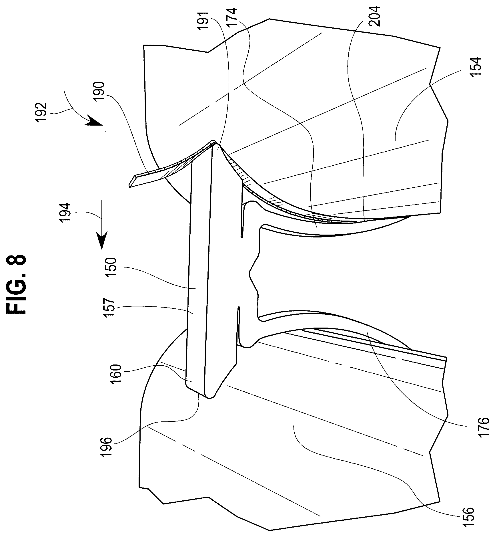 Patent US12365550 Figure 9 – Conveyor transfer guards