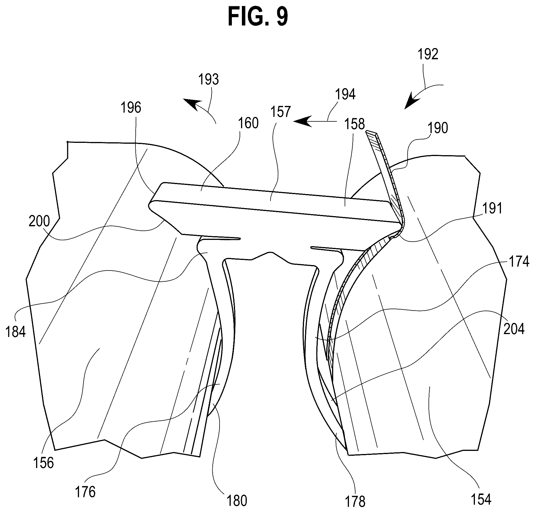 Patent US12365550 Figure 10 – Conveyor transfer guards