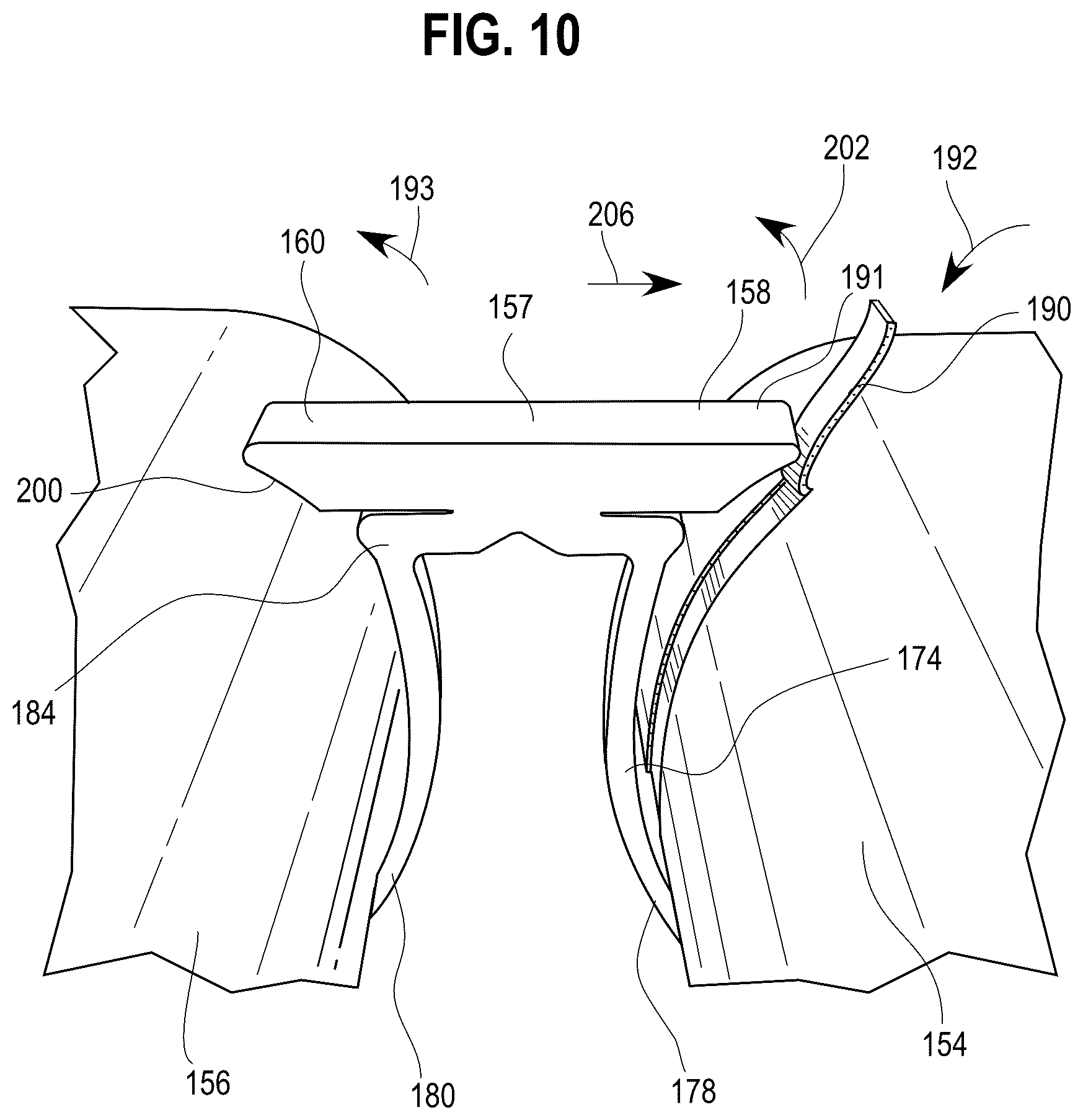 Patent US12365550 Figure 11 – Conveyor transfer guards