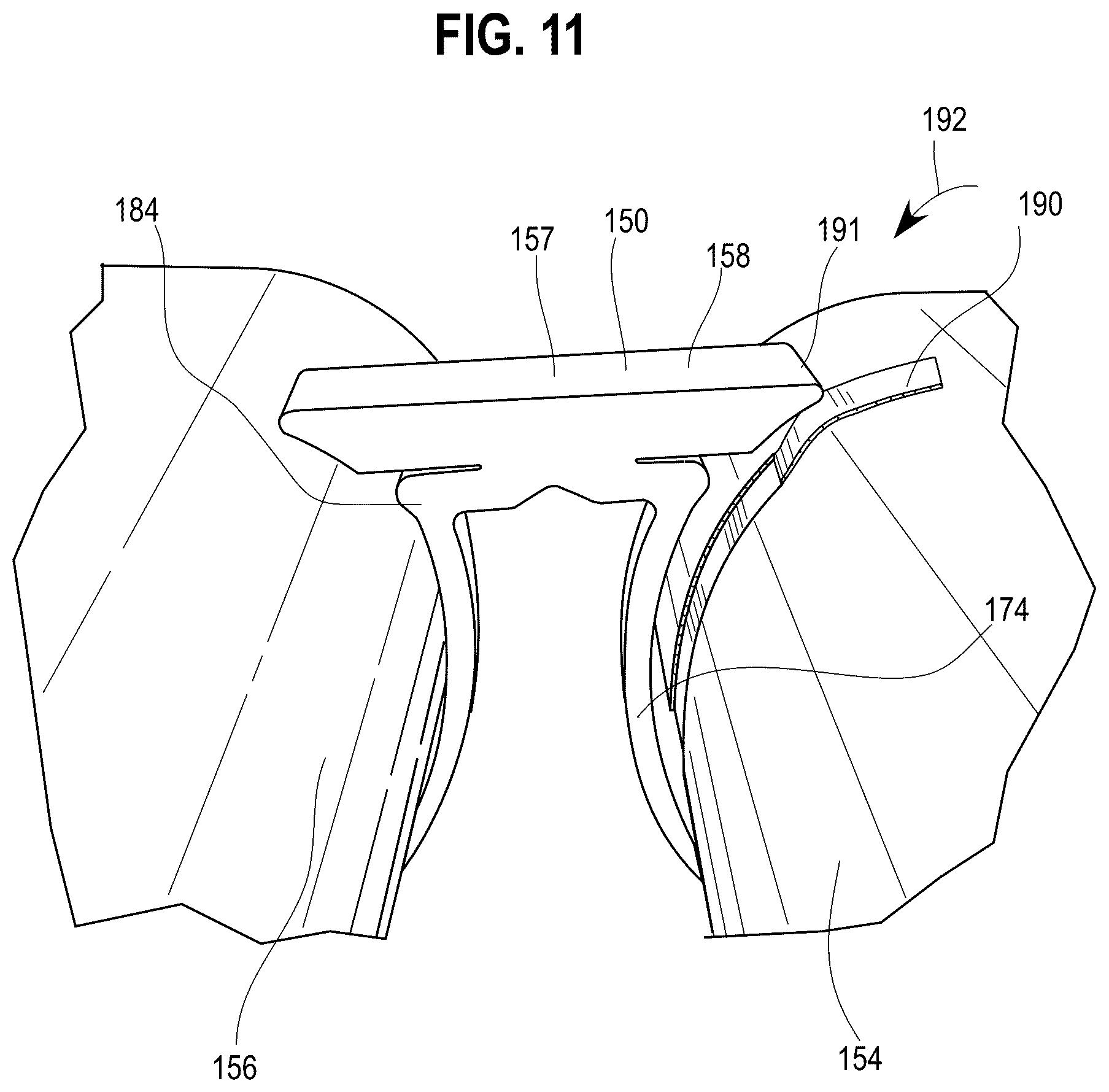 Patent US12365550 Figure 12 – Conveyor transfer guards