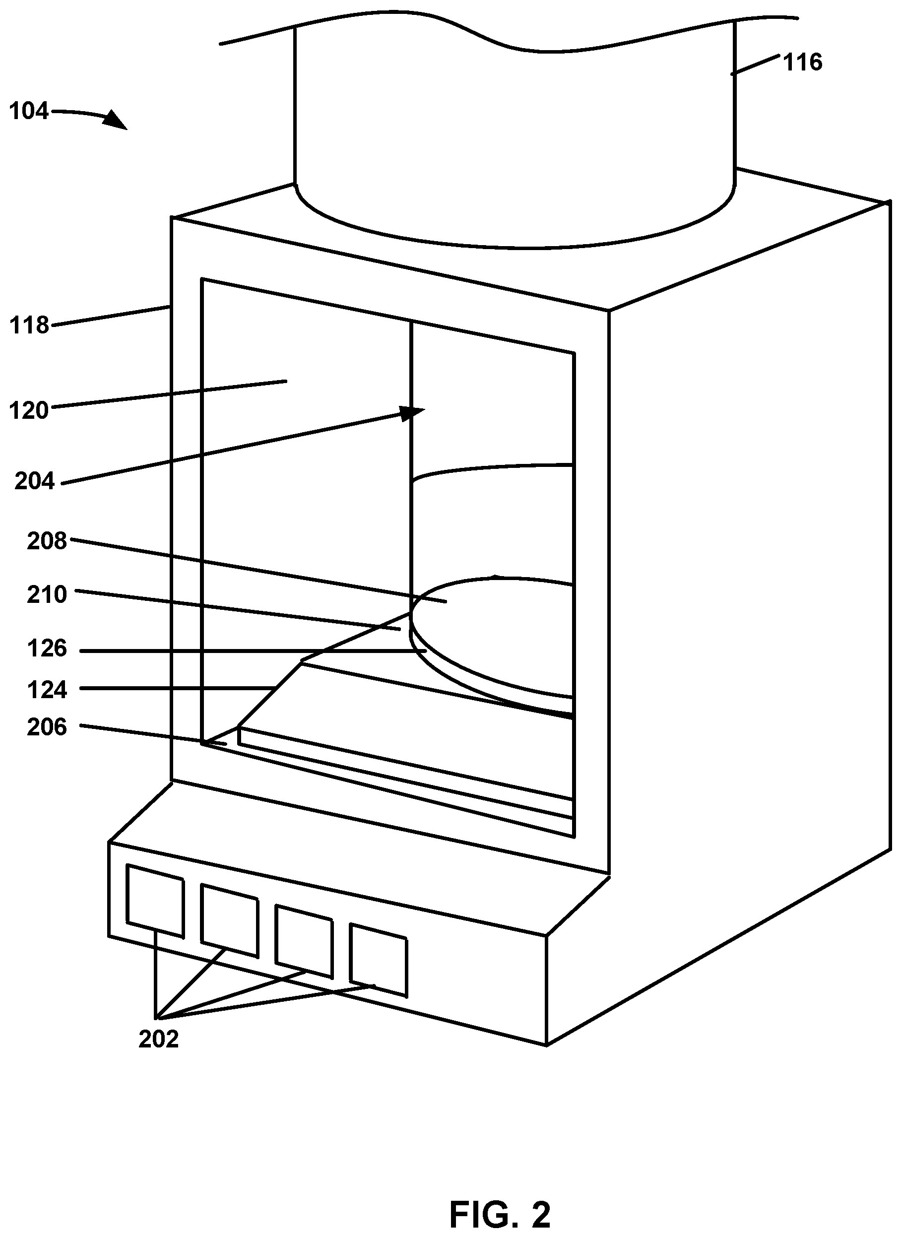 Patent US12365552 Figure 2 – Pneumatic transport system landing device