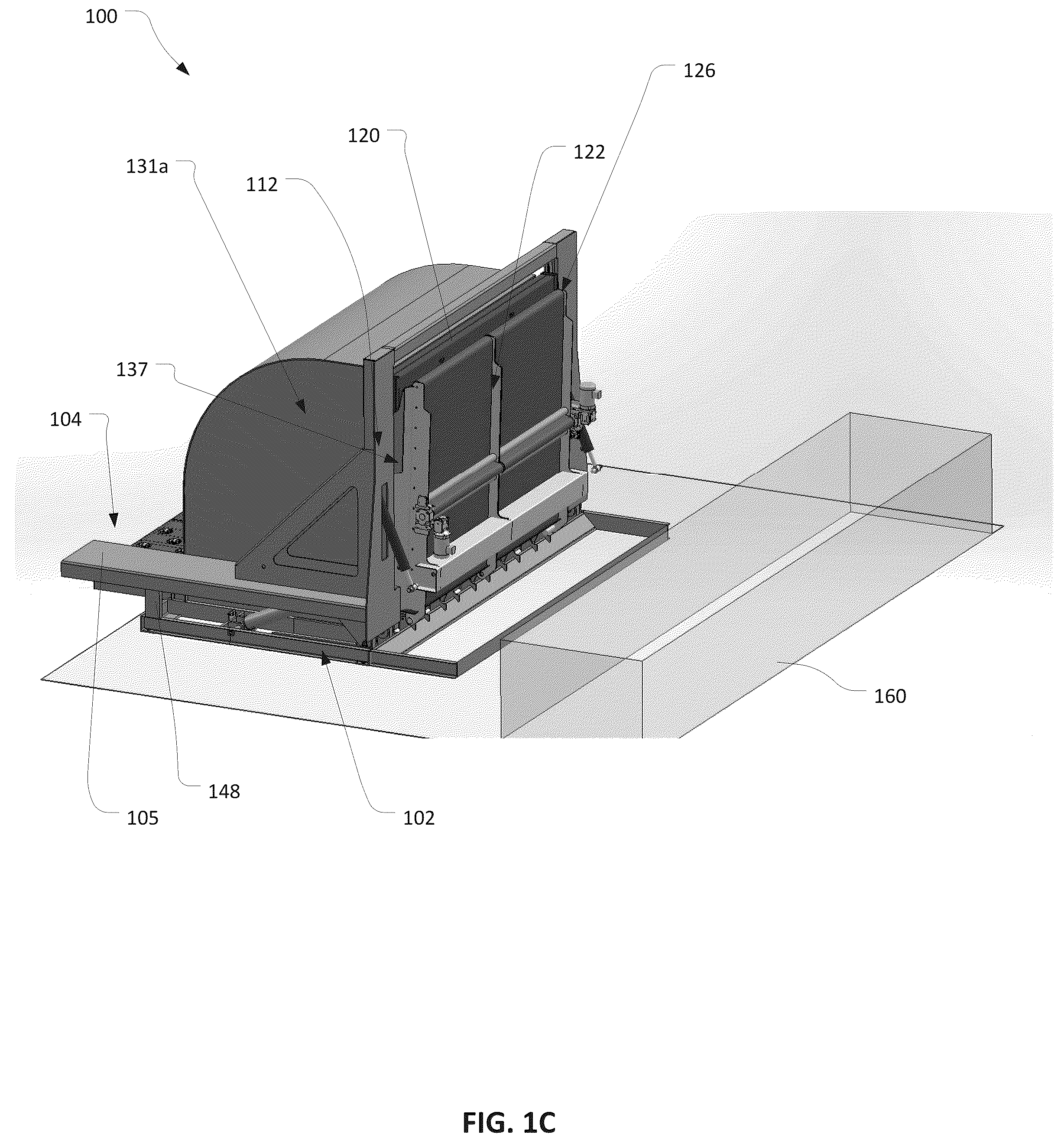 Patent US12365553 Figure 3 – Container unloading apparatus and method for controlling the same