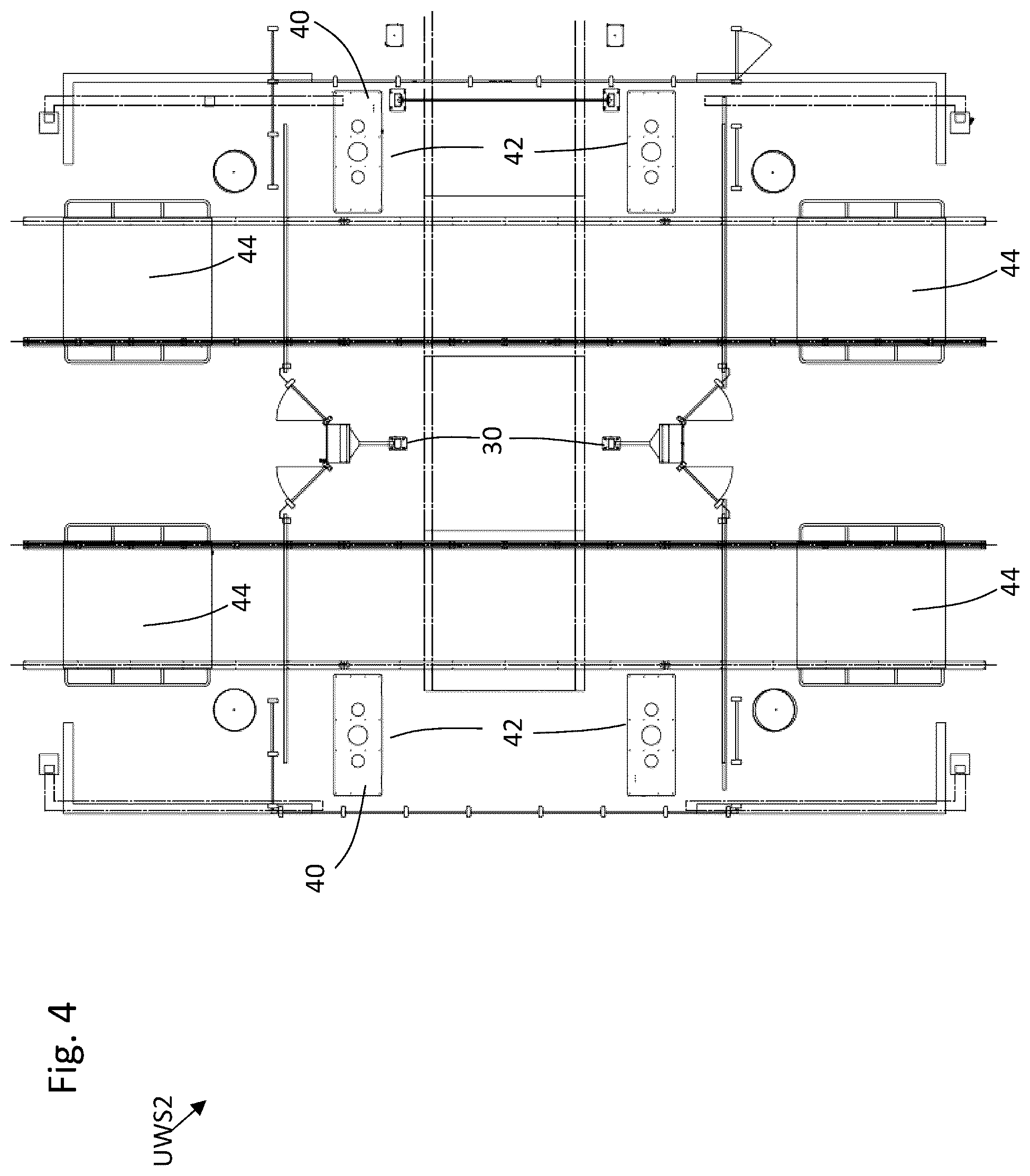 Patent US12365557 Figure 4 – Center drive unwind system