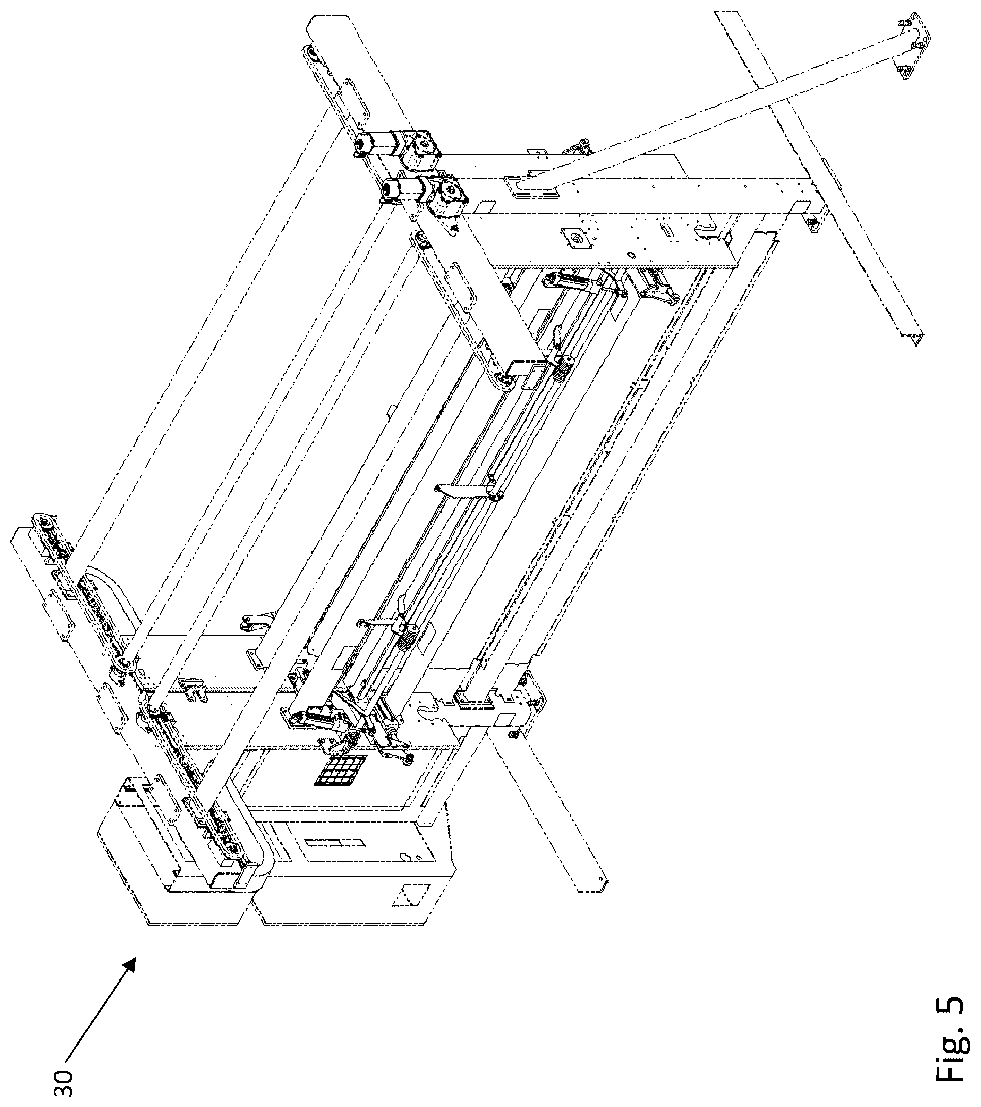 Patent US12365557 Figure 5 – Center drive unwind system