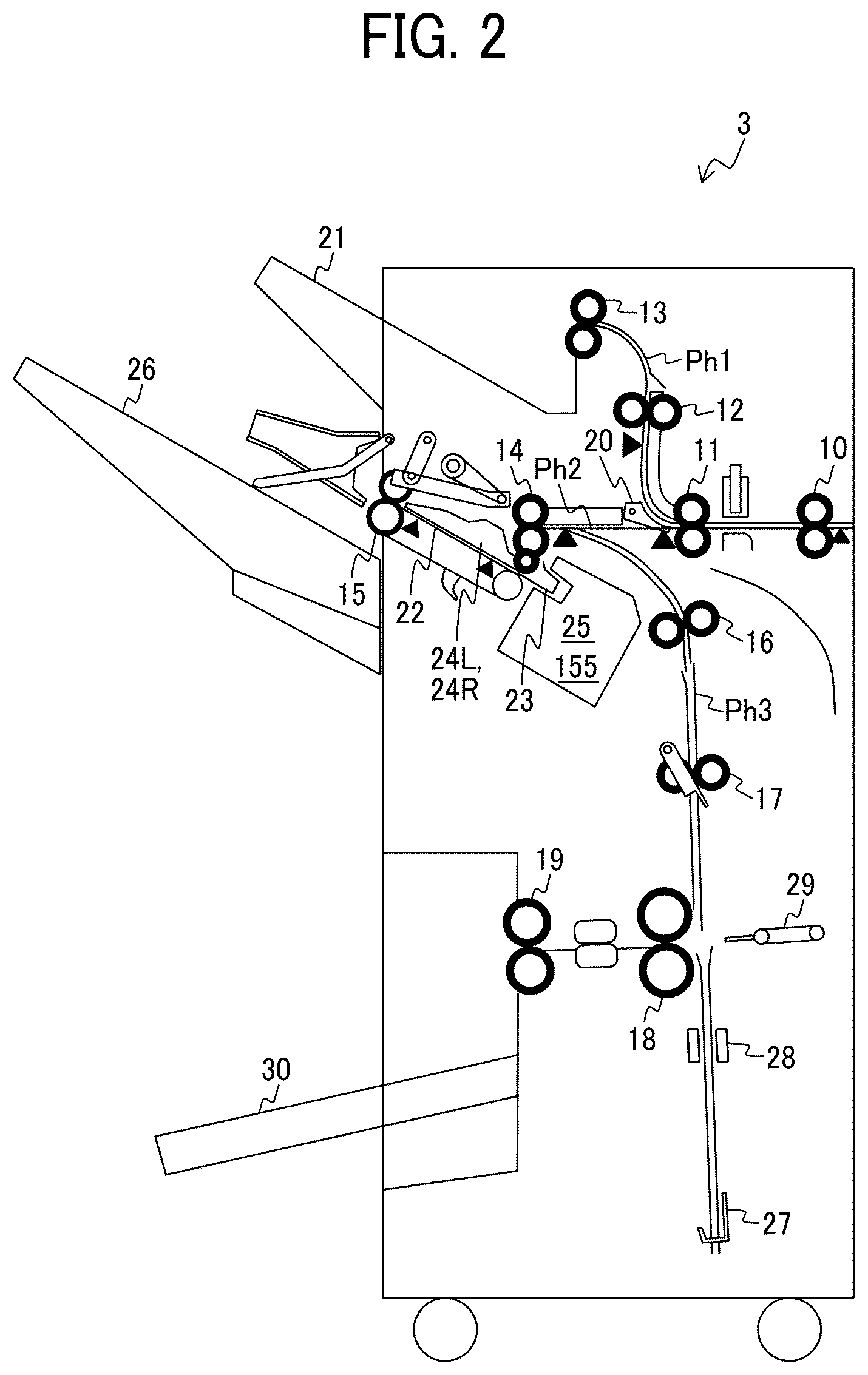 Patent US12365560 Figure 2 – Medium processing apparatus and image forming system incorporating same