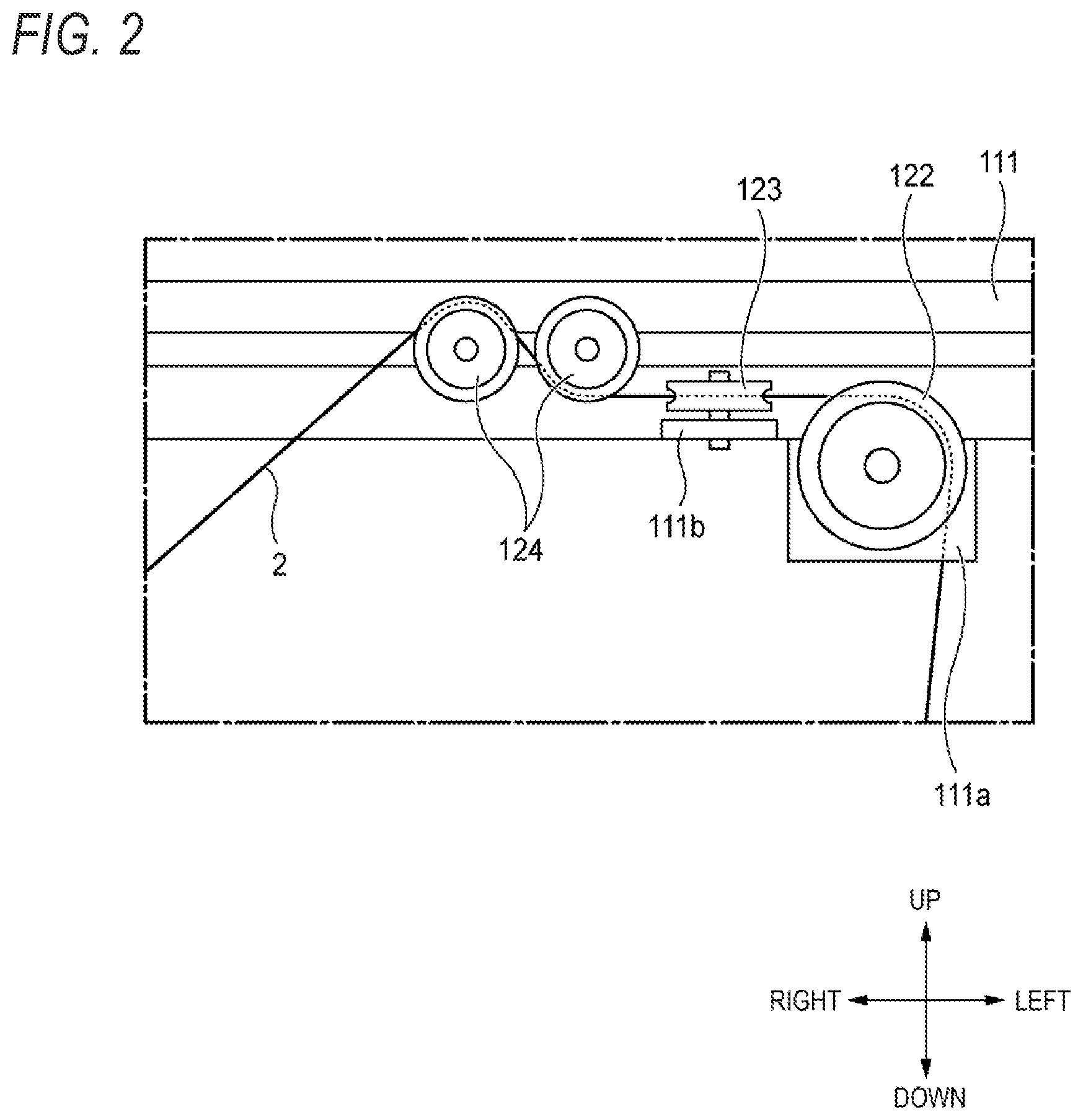 Patent US12365561 Figure 2 – Threadlike adhesive sticking apparatus and method of sticking threadlike adhesive