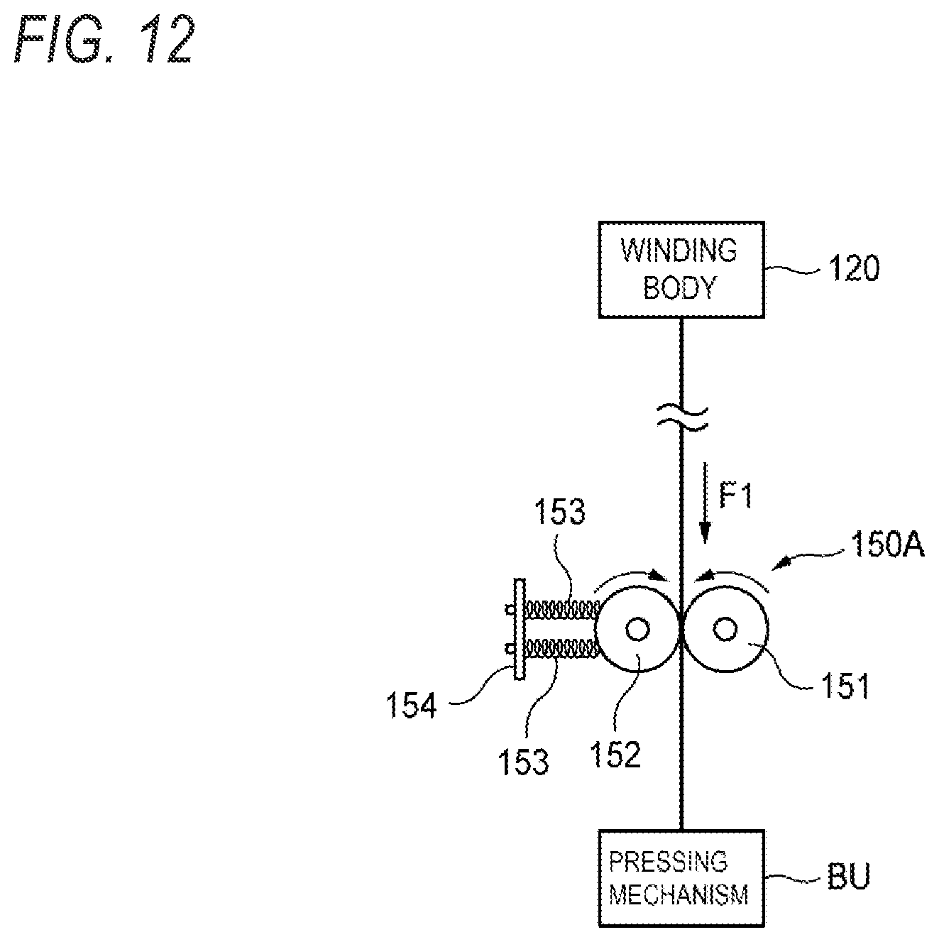 Patent US12365561 Figure 12 – Threadlike adhesive sticking apparatus and method of sticking threadlike adhesive