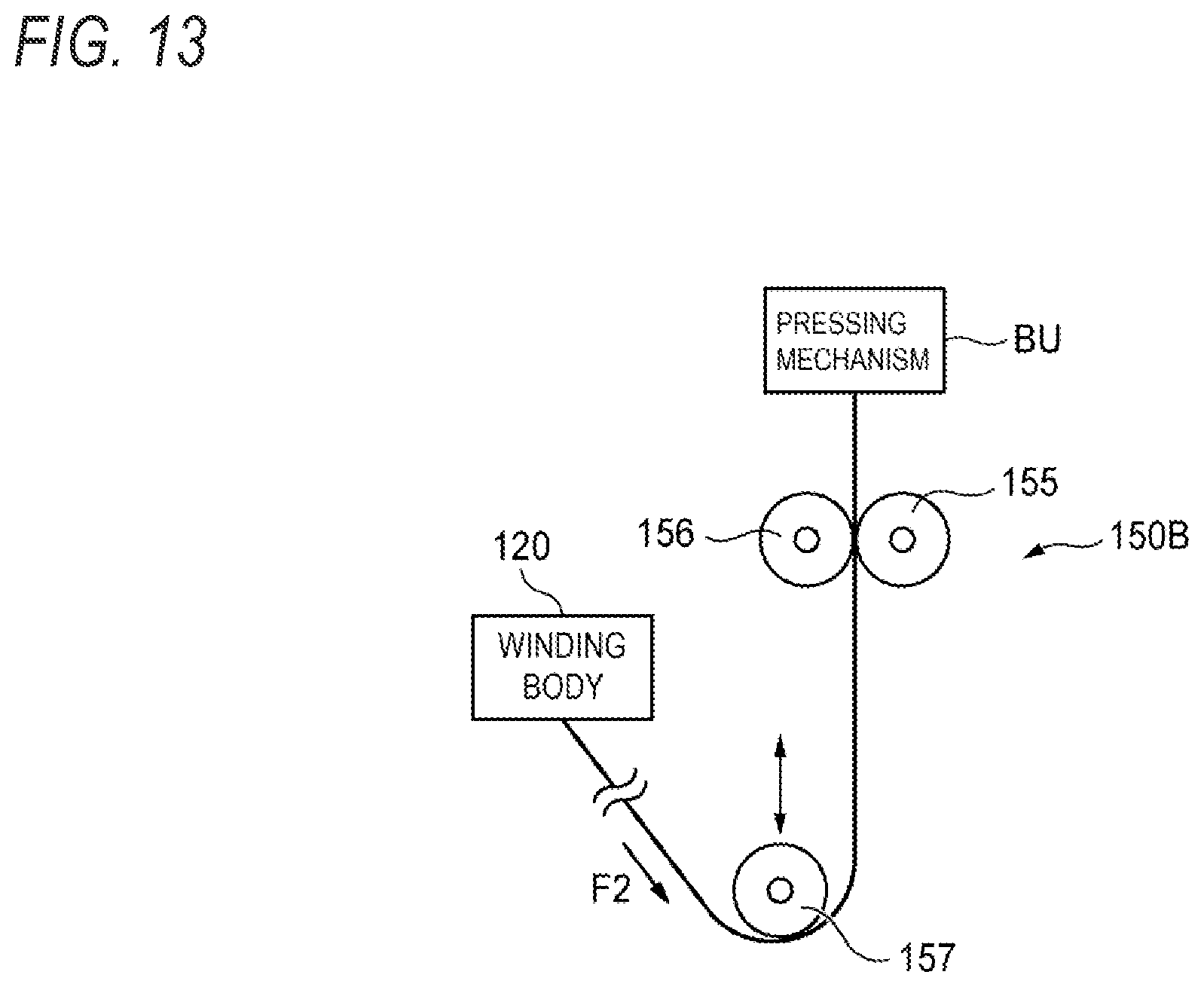 Patent US12365561 Figure 13 – Threadlike adhesive sticking apparatus and method of sticking threadlike adhesive