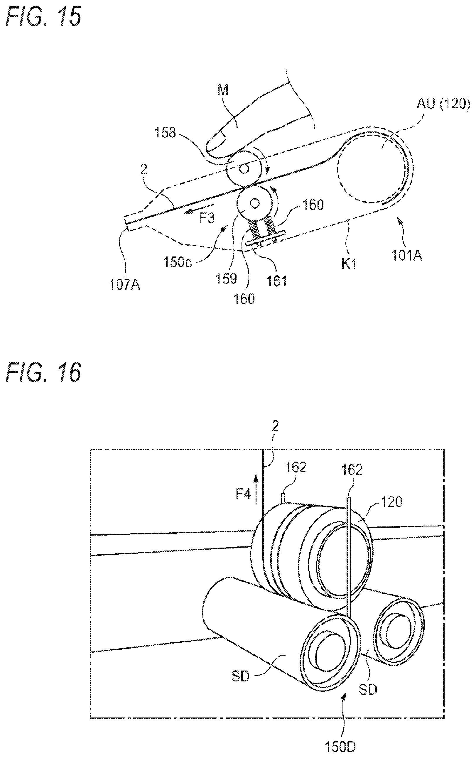 Patent US12365561 Figure 15 – Threadlike adhesive sticking apparatus and method of sticking threadlike adhesive
