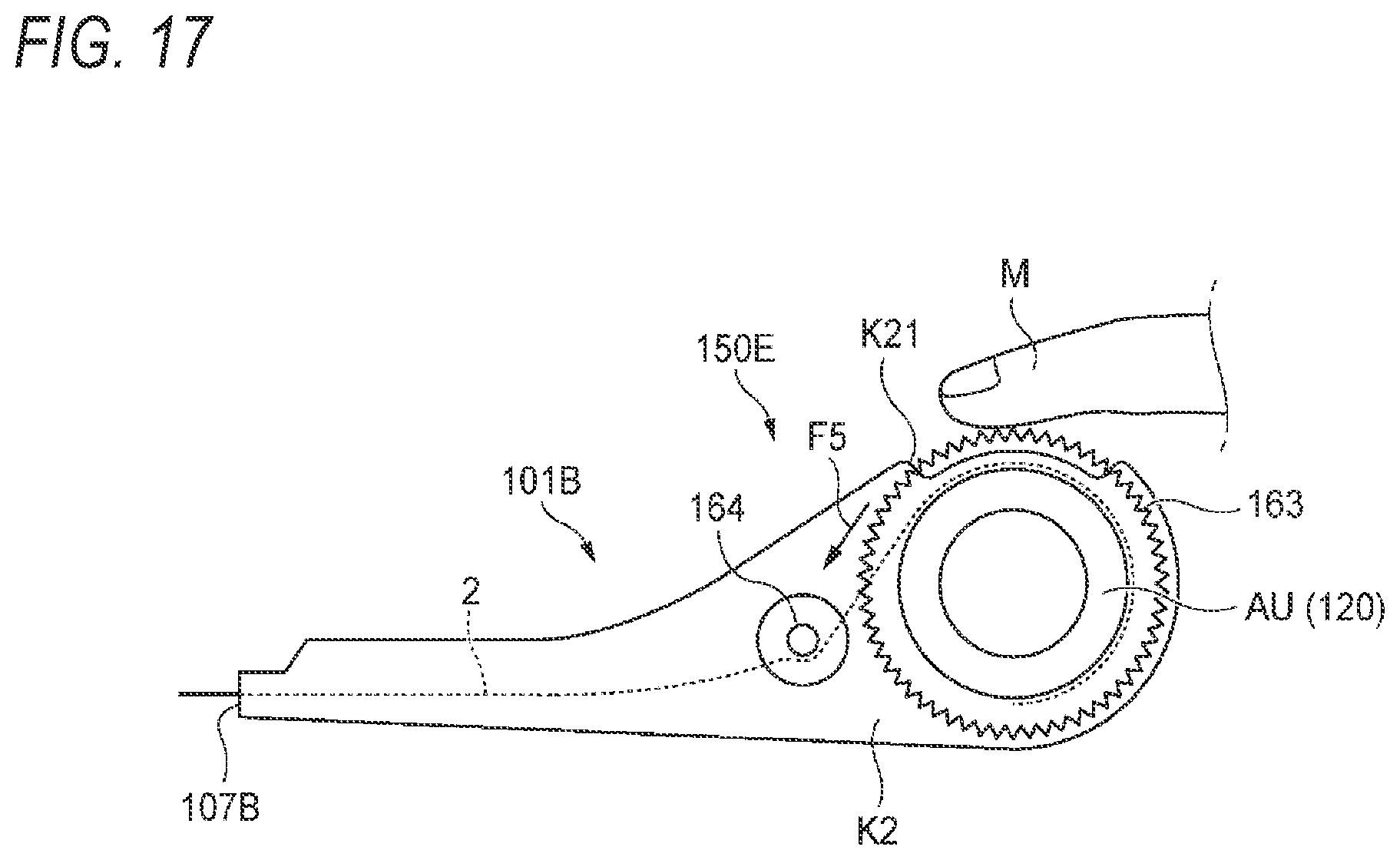 Patent US12365561 Figure 16 – Threadlike adhesive sticking apparatus and method of sticking threadlike adhesive