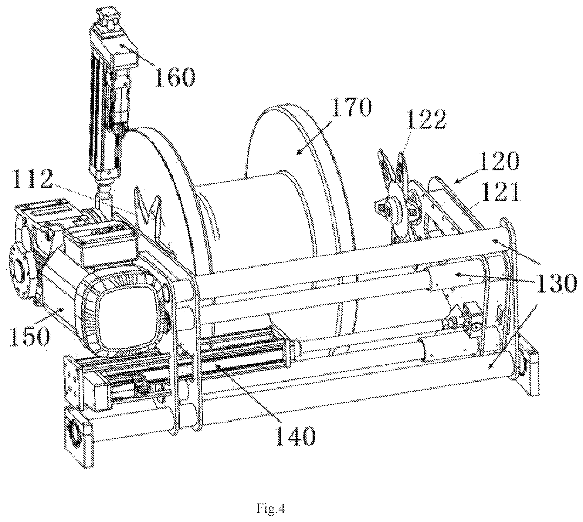 Patent US12365562 Figure 4 – Cable supply system
