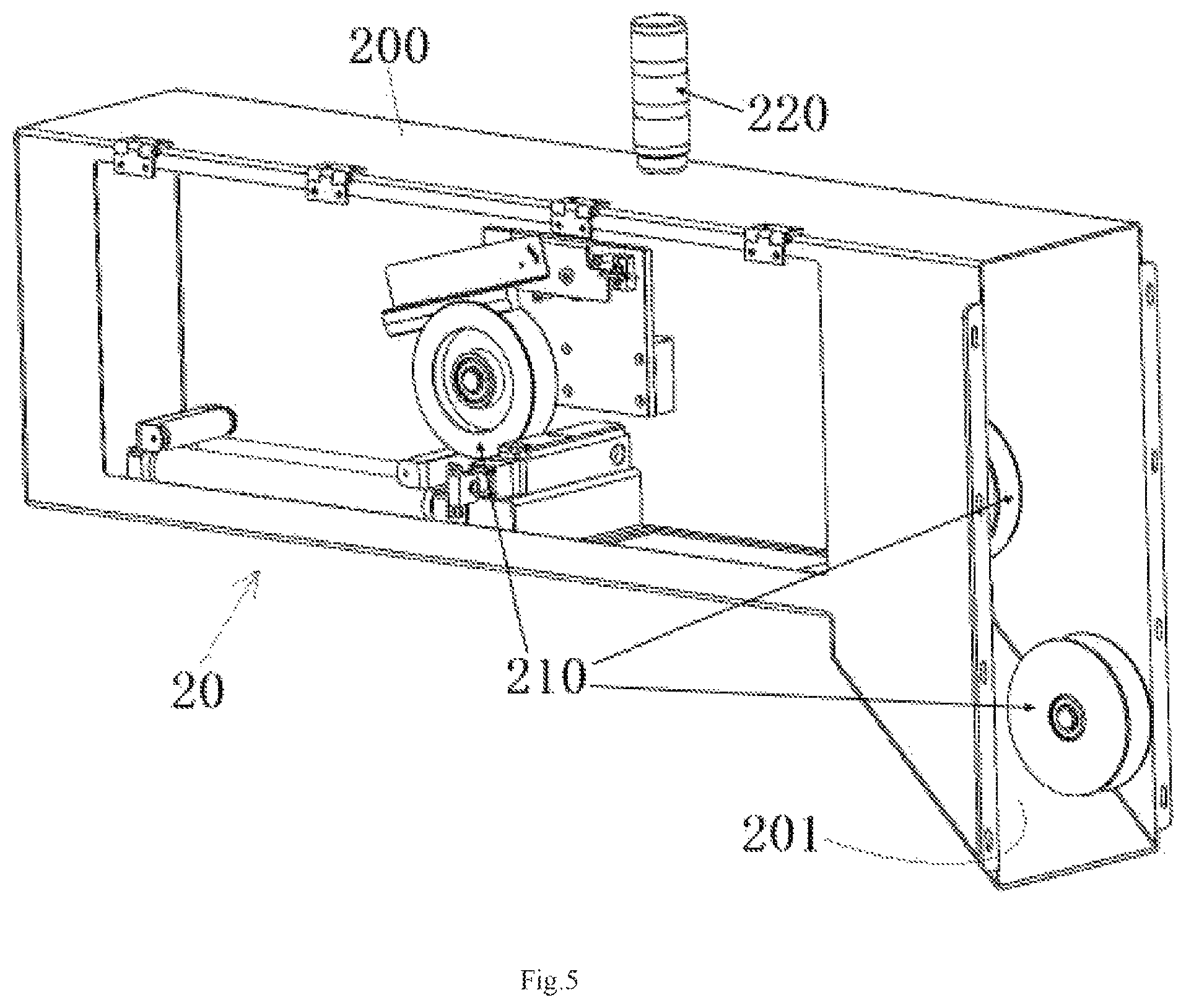 Patent US12365562 Figure 5 – Cable supply system