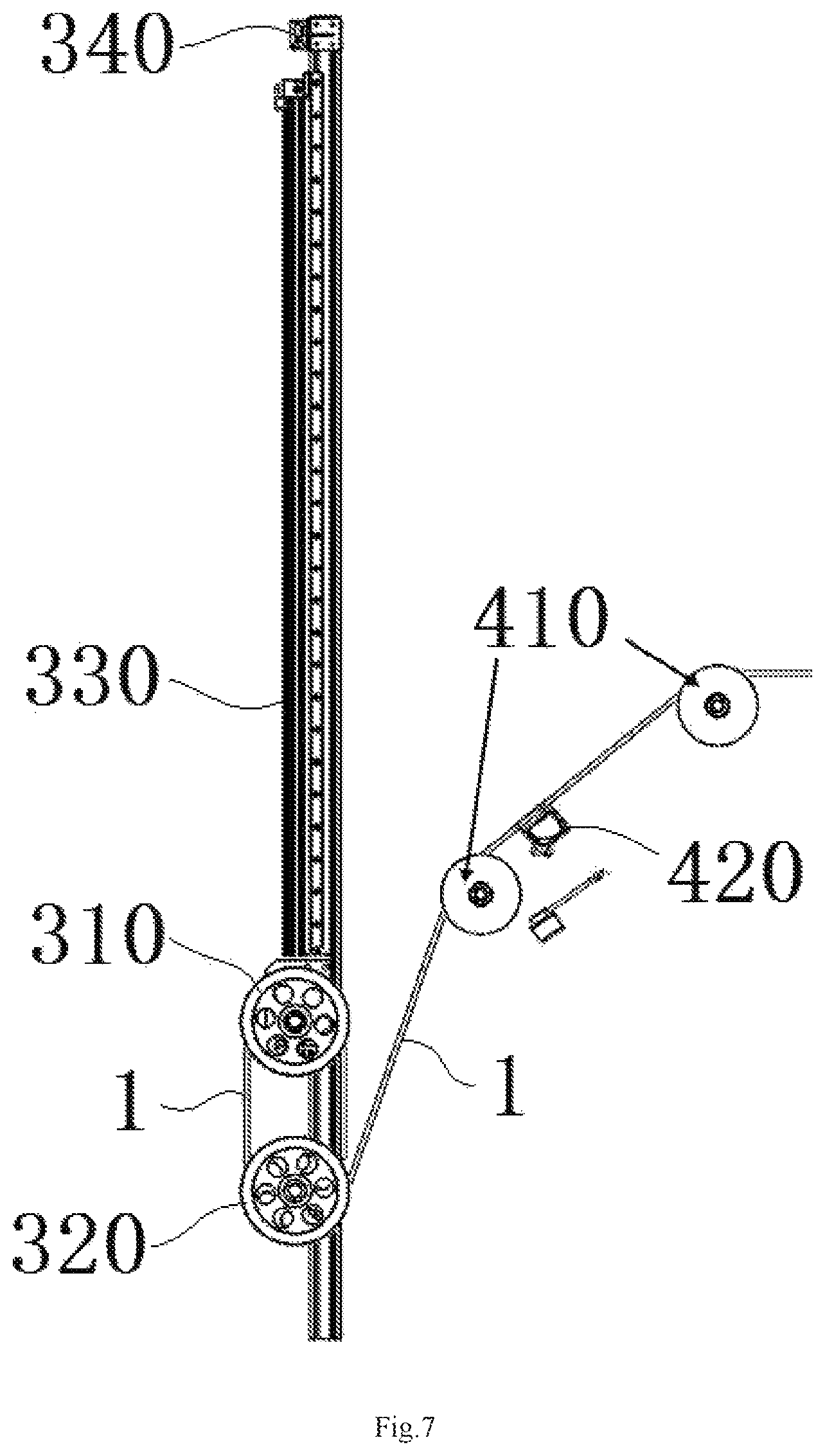 Patent US12365562 Figure 7 – Cable supply system