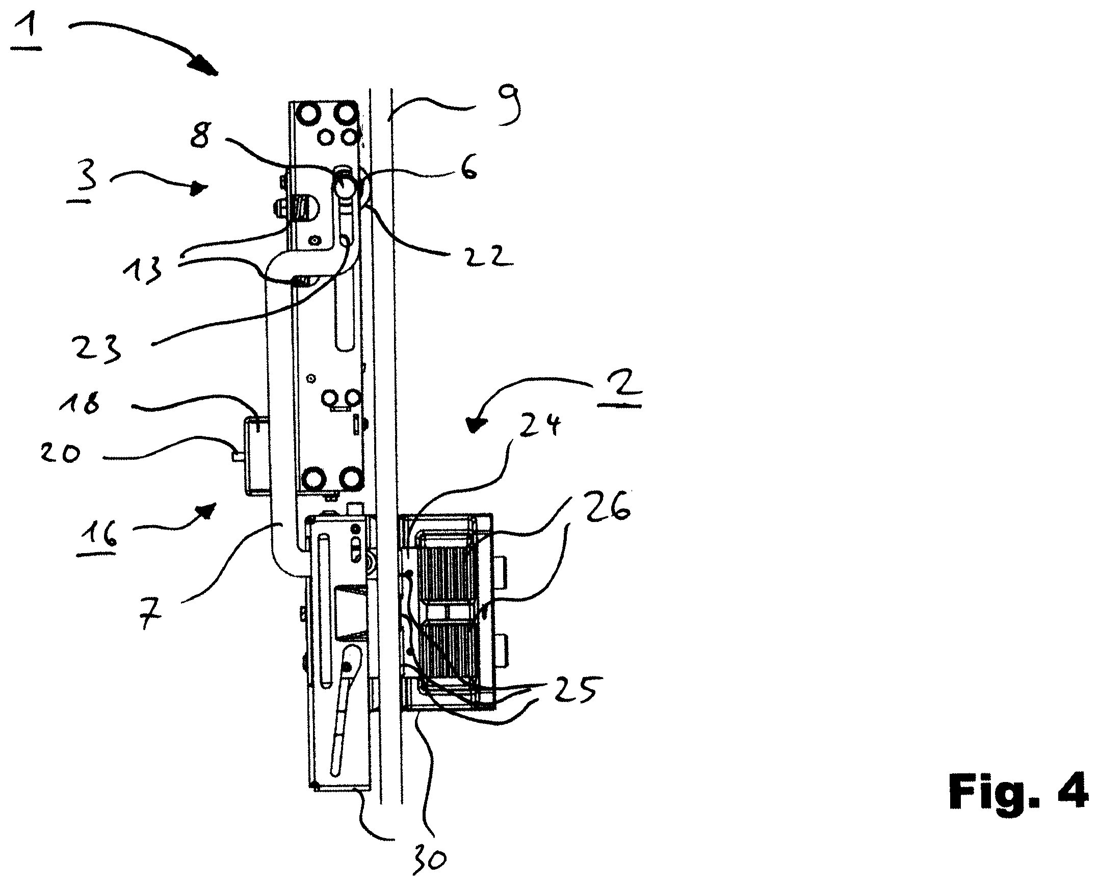Patent US12365566 Figure 4 – Release unit for actuating an elevator brake device
