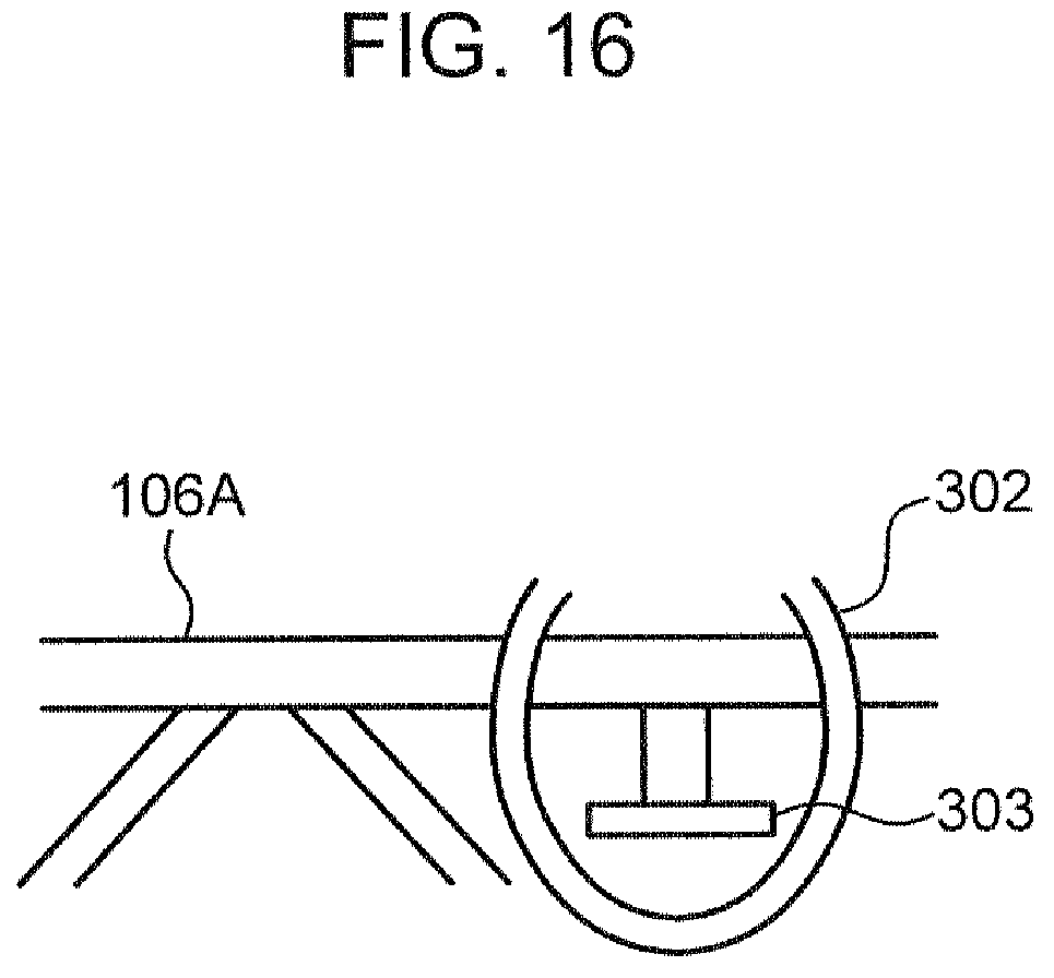 Patent US12365567 Figure 16 – Work machine suspension device, retention device, and method for suspending structure member