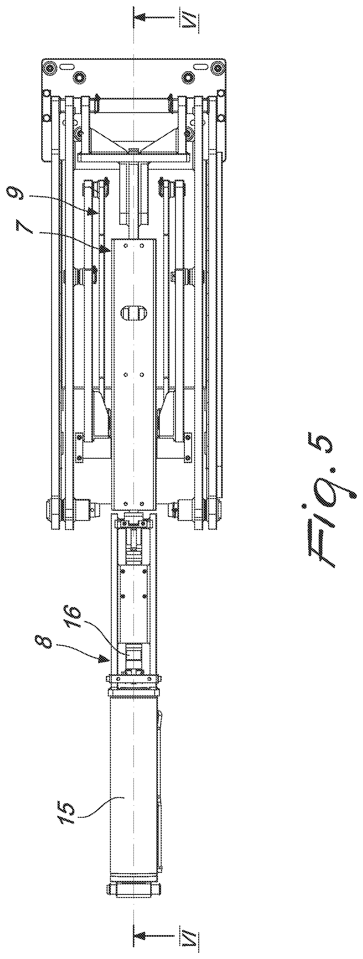 Patent US12365568 Figure 5 – Vehicle lift and a method for lifting vehicles