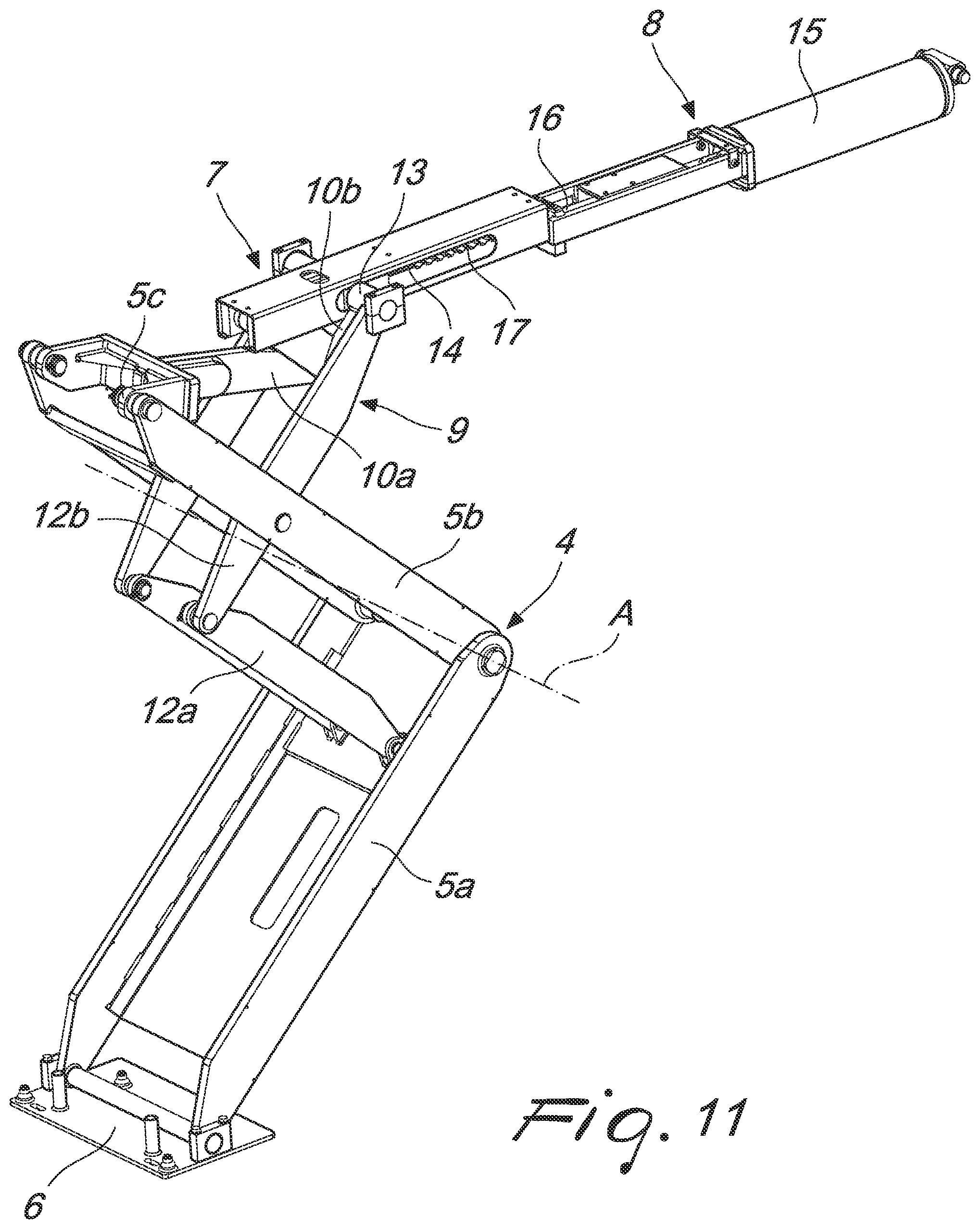 Patent US12365568 Figure 10 – Vehicle lift and a method for lifting vehicles