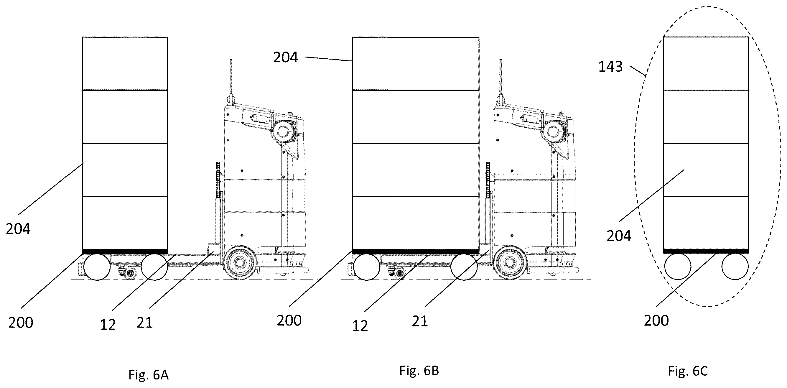 Patent US12365570 Figure 7 – Autonomous industrial truck