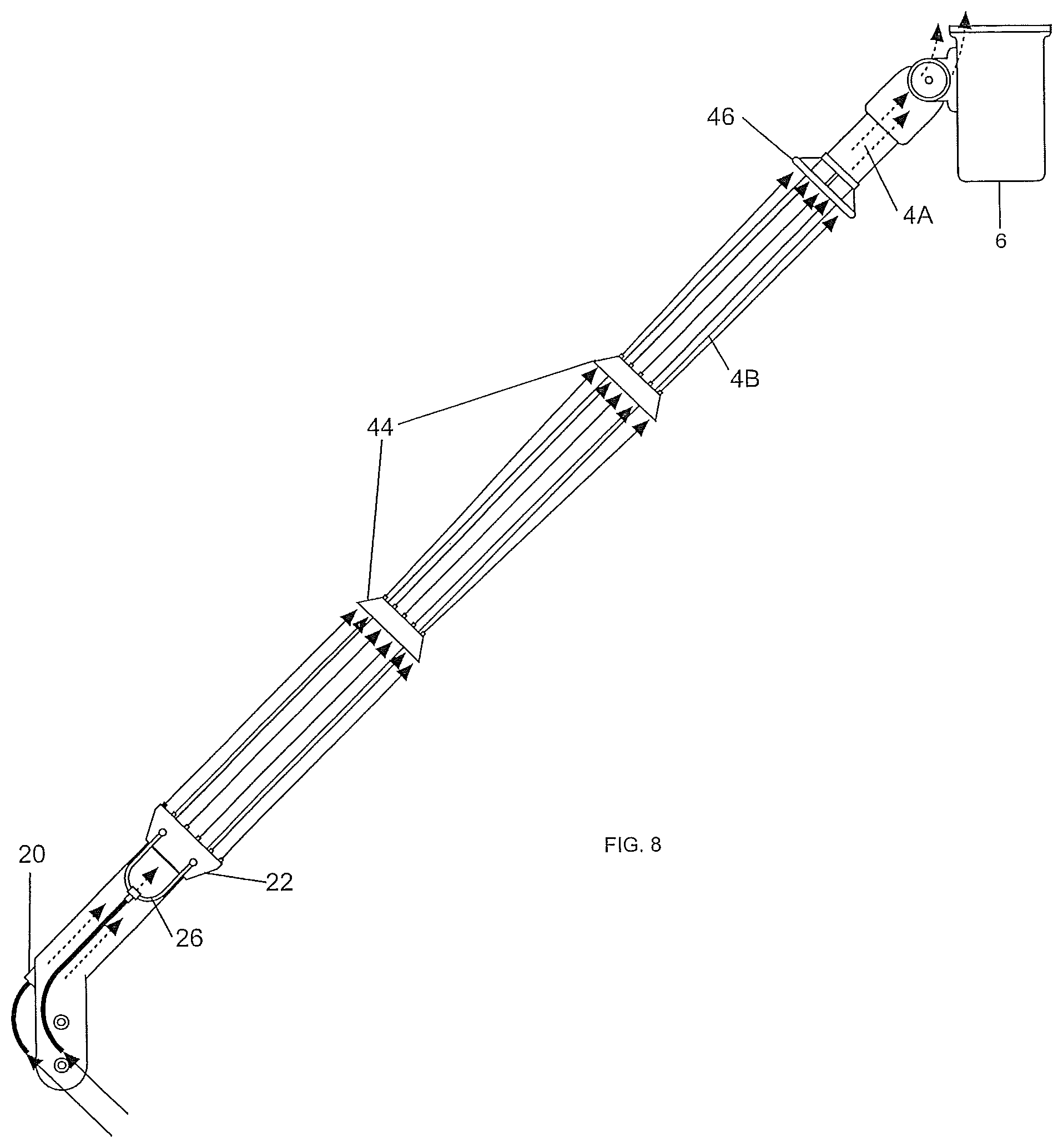 Patent US12365574 Figure 9 – Systems and methods for drying and cleaning an aerial lift electrically insulated boom