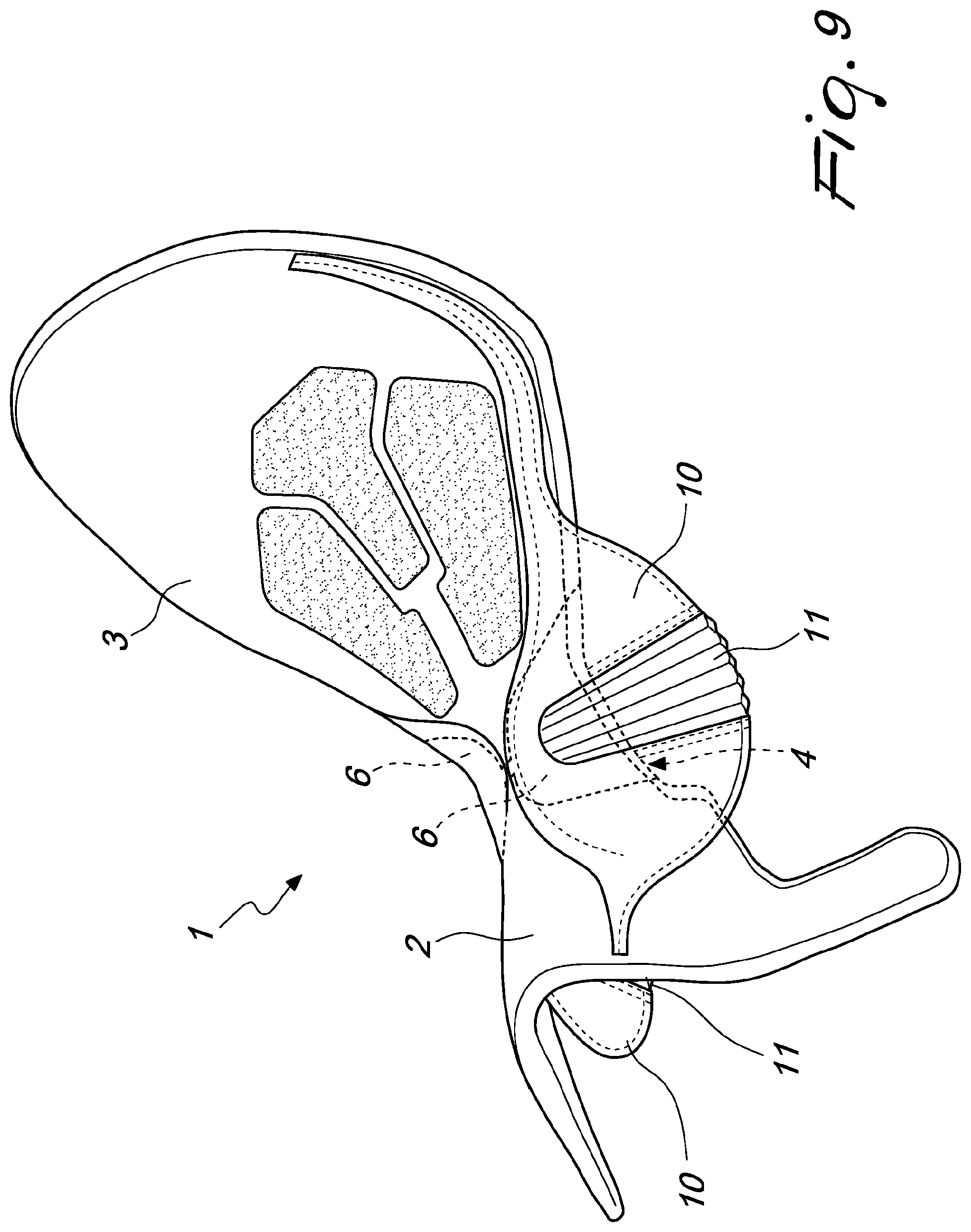 Patent US12365576 Figure 7 – Saddle for horse riding