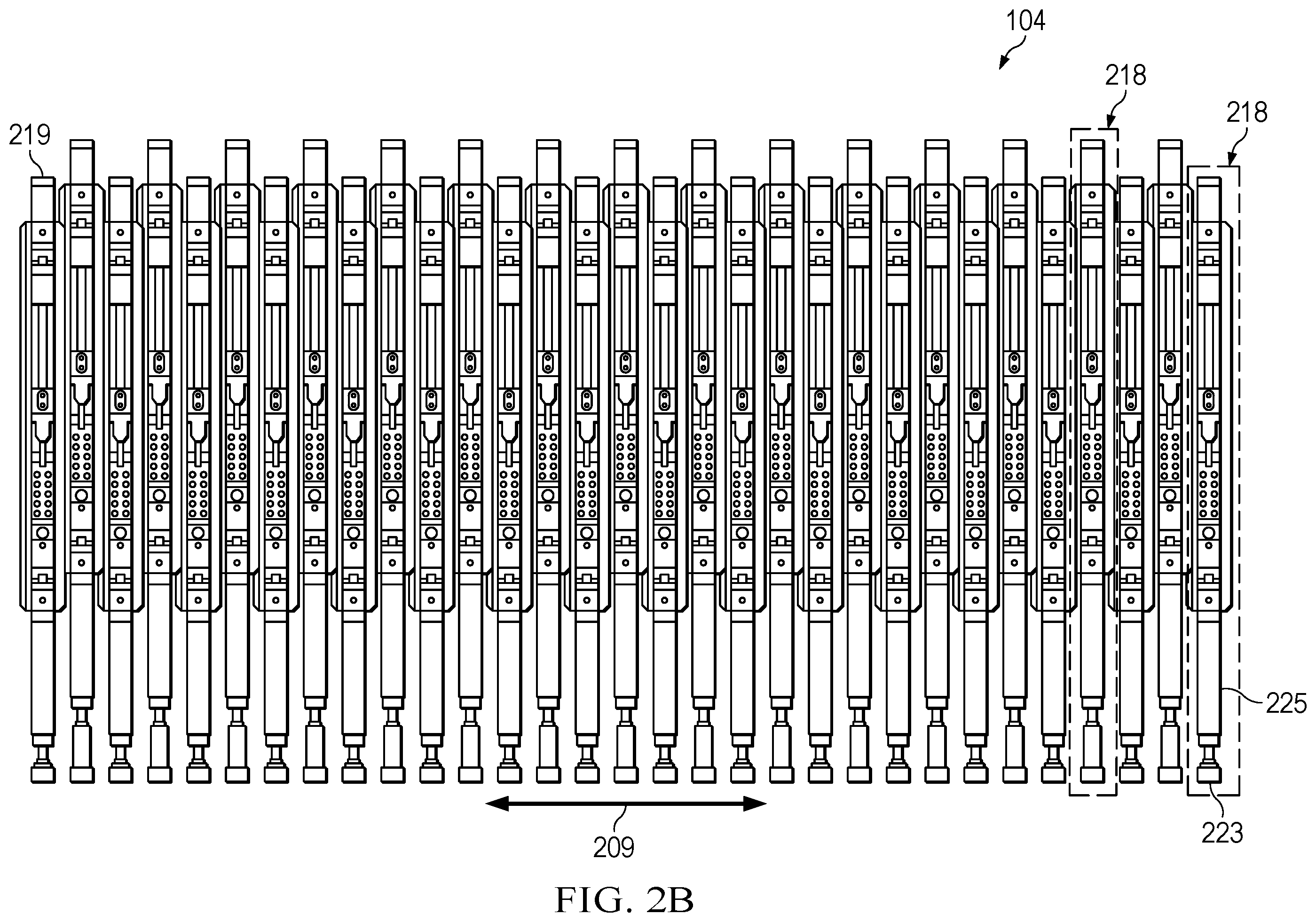 Patent US12365578 Figure 5 – Glueless pocketed spring cushioning unit assembler